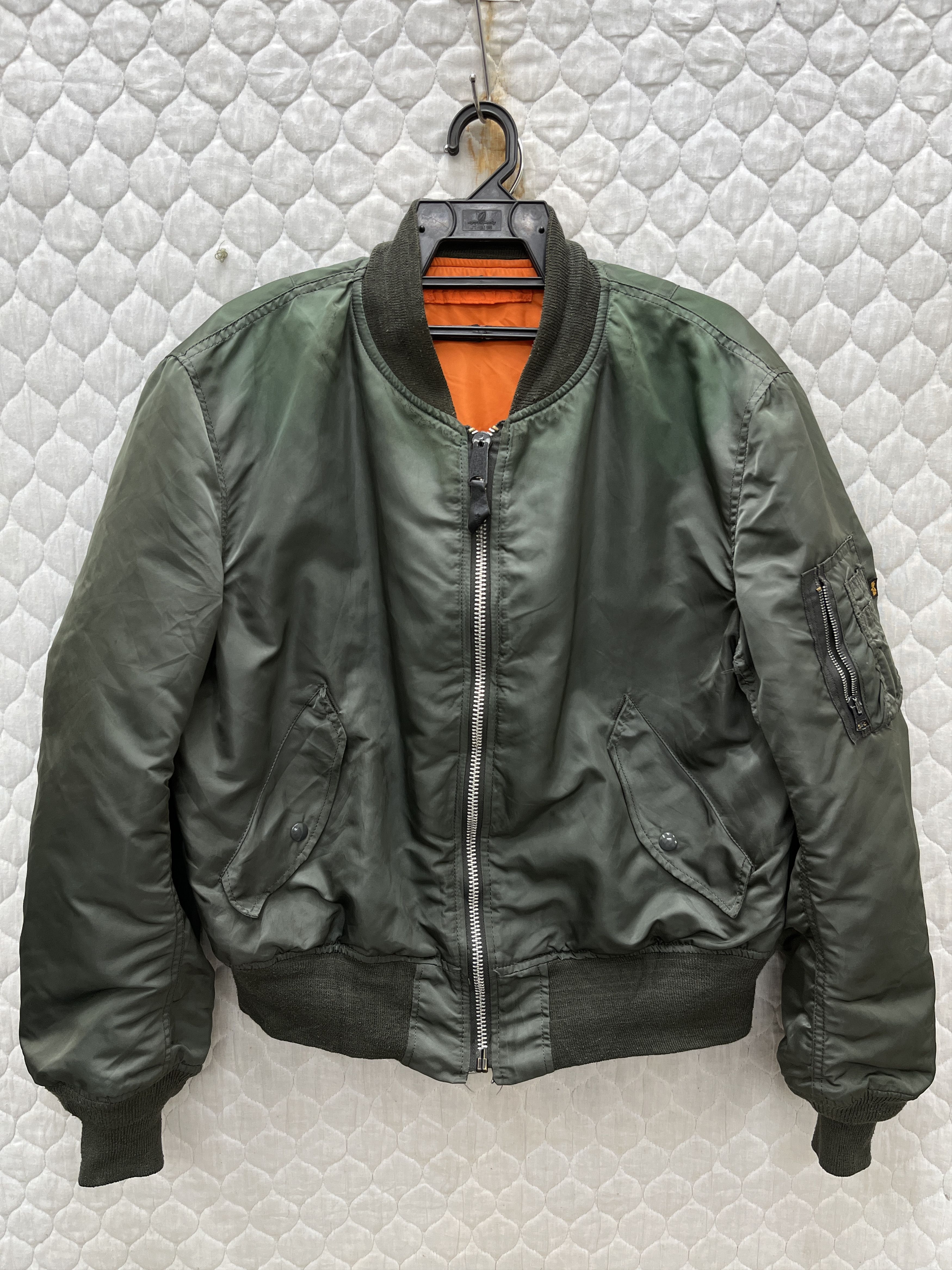 Alpha Industries 🔥🔥🔥STEALS VTG ALPHA INDUSTRIES MA1 BOMBER JACKET Size US L / EU 52-54 / 3 - 1 Thumbnail