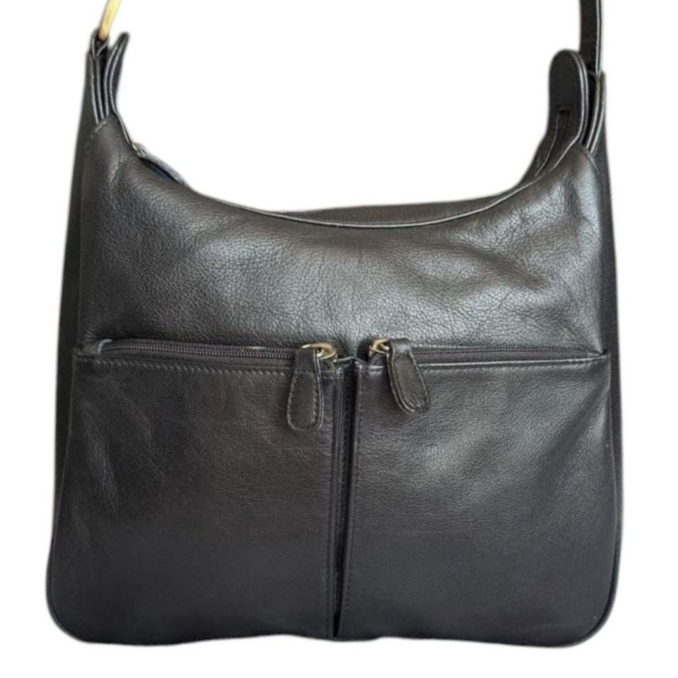 NBDN Nobrandedon Aurielle Black Leather Bag Tote Size ONE SIZE - 3 Thumbnail