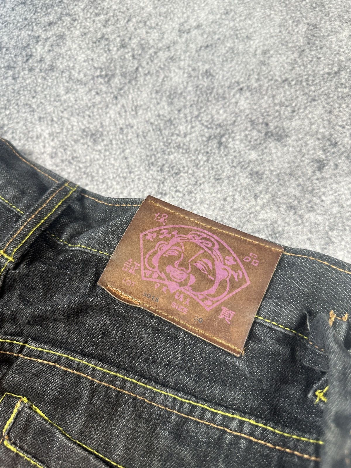 Vintage Y2K vintage Logo Evisu Style jeans denim Streetwear Usa 30 Size US 31 - 6 Thumbnail