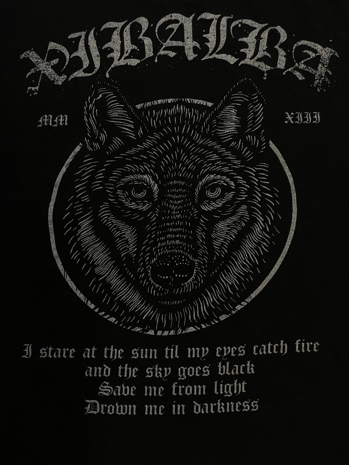 Band Tees Xibalba heavy metal band black tee Size US L / EU 52-54 / 3 - 4 Thumbnail