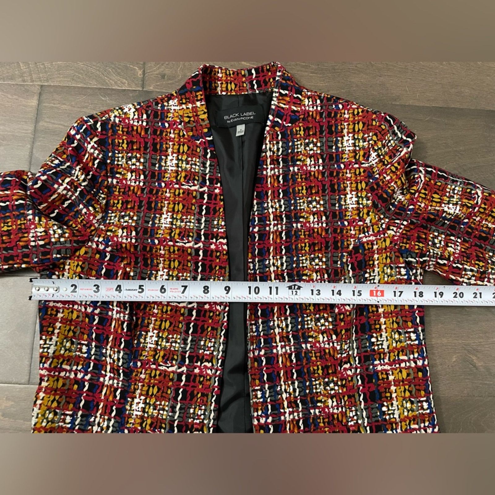 Evan Picone Black Label Evan-Picone Multicolor Plaid Jacket - size 4 Size S / US 4 / IT 40 - 5 Thumbnail