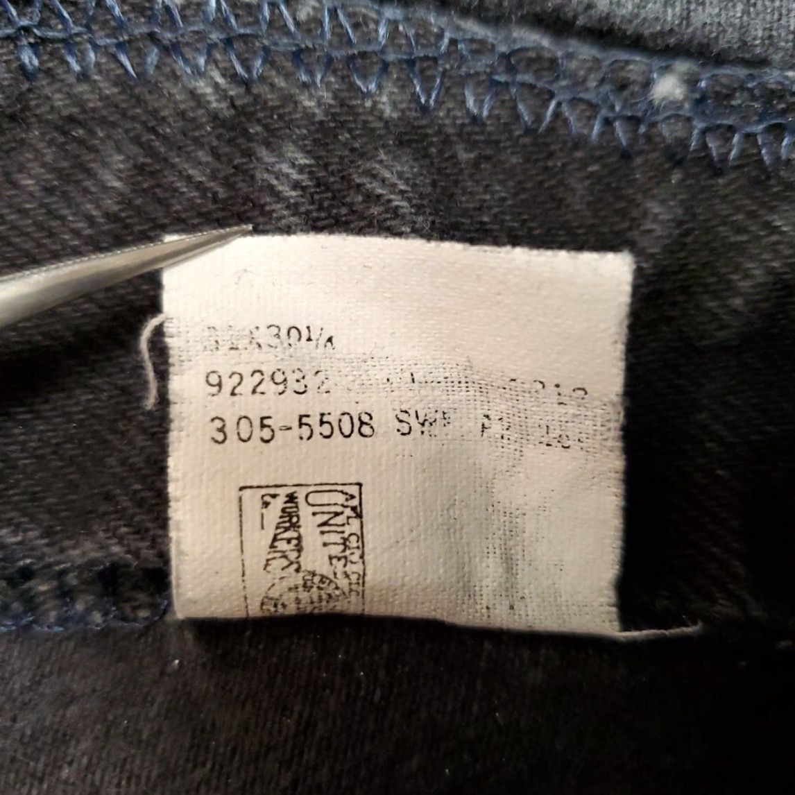Lee VTG Lee Jeans Womens 14 Black Denim High Rise Tapered 28x29 Y2K Made in USA Jeans Mens? Size 36" / US 14 / IT 50 - 7 Thumbnail