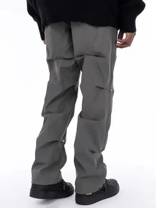 Japanese Brand Button Pleated Pants Size US 30 / EU 46 - 3 Thumbnail