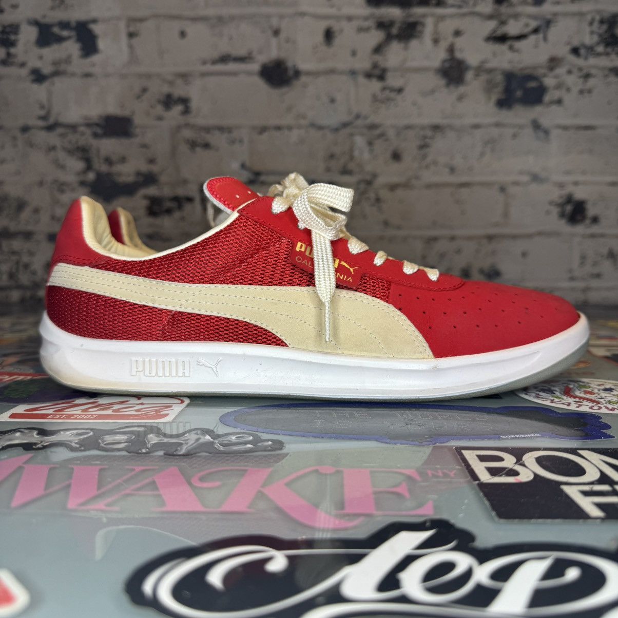 Puma Puma California 2 Red Sz 9.5 34927401 No Box Size US 9.5 / EU 42-43 - 3 Thumbnail