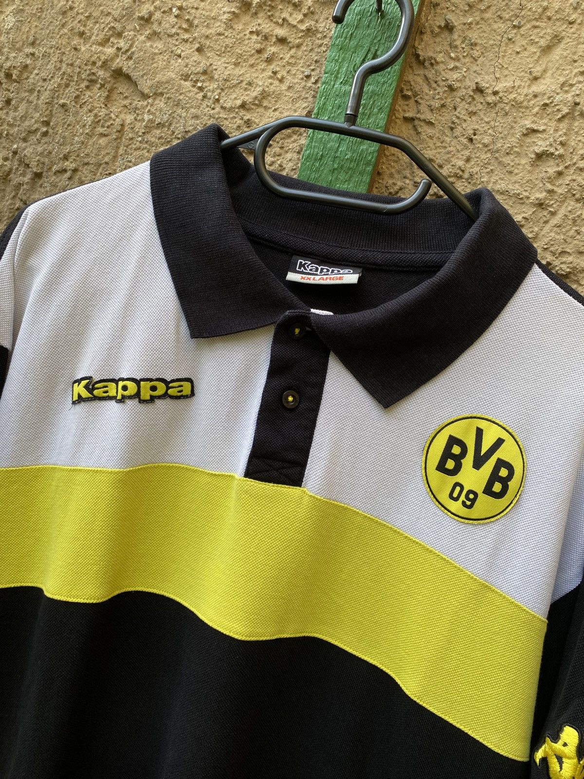 Kappa Borussia Dortmund Kappa Polo Shirt Jersey PSG Milan Real Size US XXL / EU 58 / 5 - 2 Thumbnail