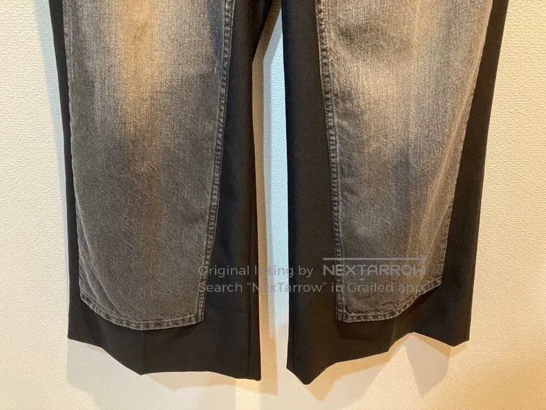 Junya Watanabe Junya Watanabe size XS Denim Patchwork Drawstring Trousers Size US 27 - 6 Thumbnail
