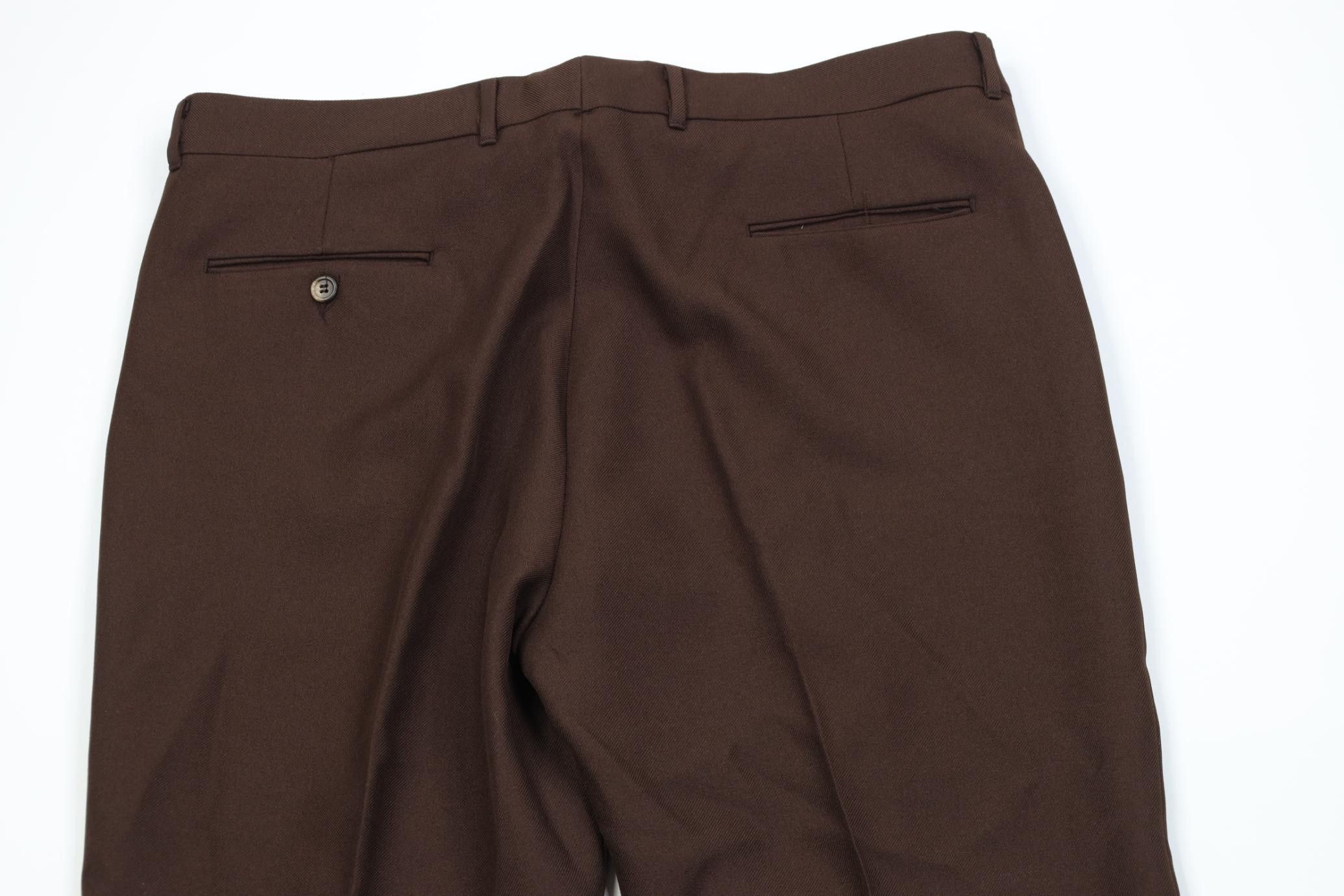 Vintage Deadstock Vintage 70s Streetwear Chino Pants Brown USA Size US 40 / EU 56 - 10 Thumbnail