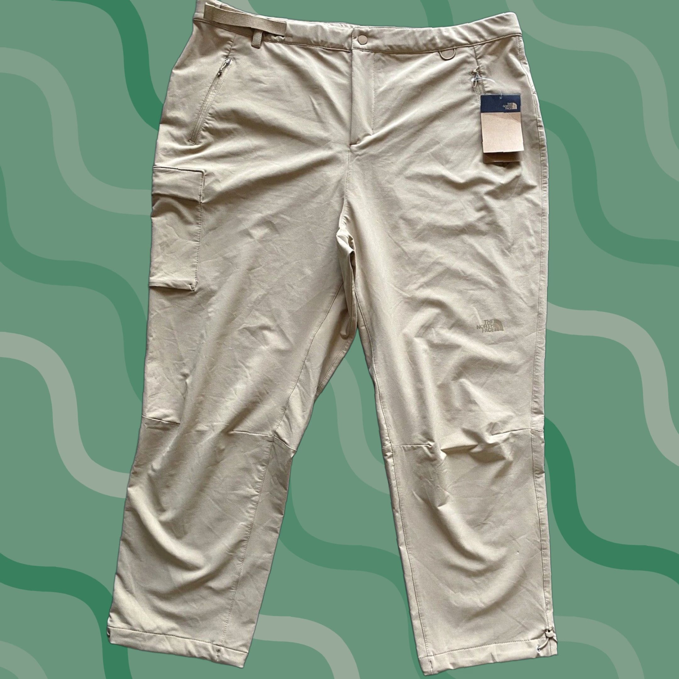 The North Face The North Face Pants Women 20W Khaki UPF 40+ Flashdry-XD Bridgeway Jeans? (Note: The original says Pants, Bridgeway Pants; avoid adding "Jeans") Size 42" / US 20 - 1 Thumbnail