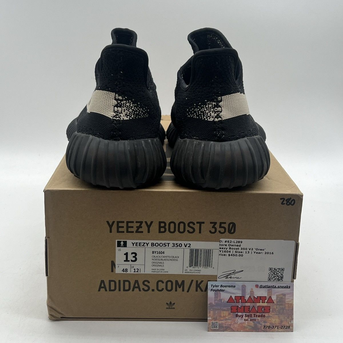 Adidas Yeezy boost 350 Oreo Size US 13 / EU 46 - 3 Thumbnail