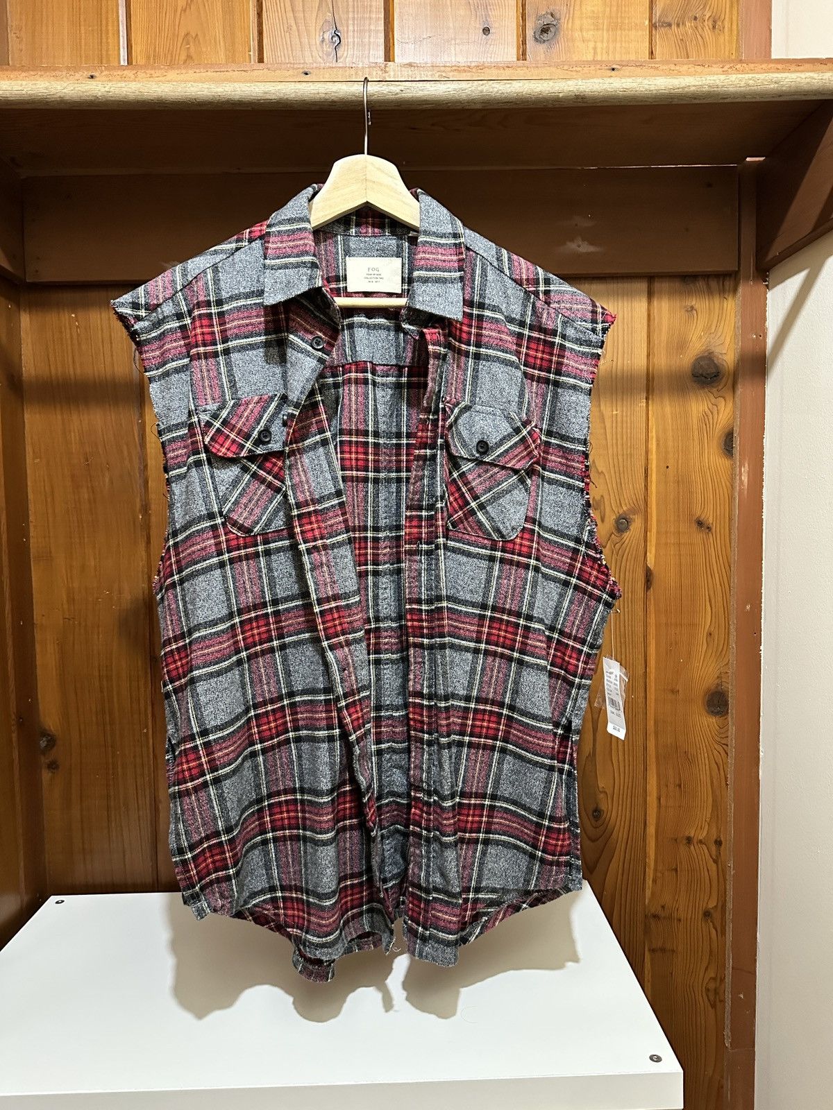 Fear of God Sleeveless Flannel Button up Size US S / EU 44-46 / 1 - 1 Thumbnail