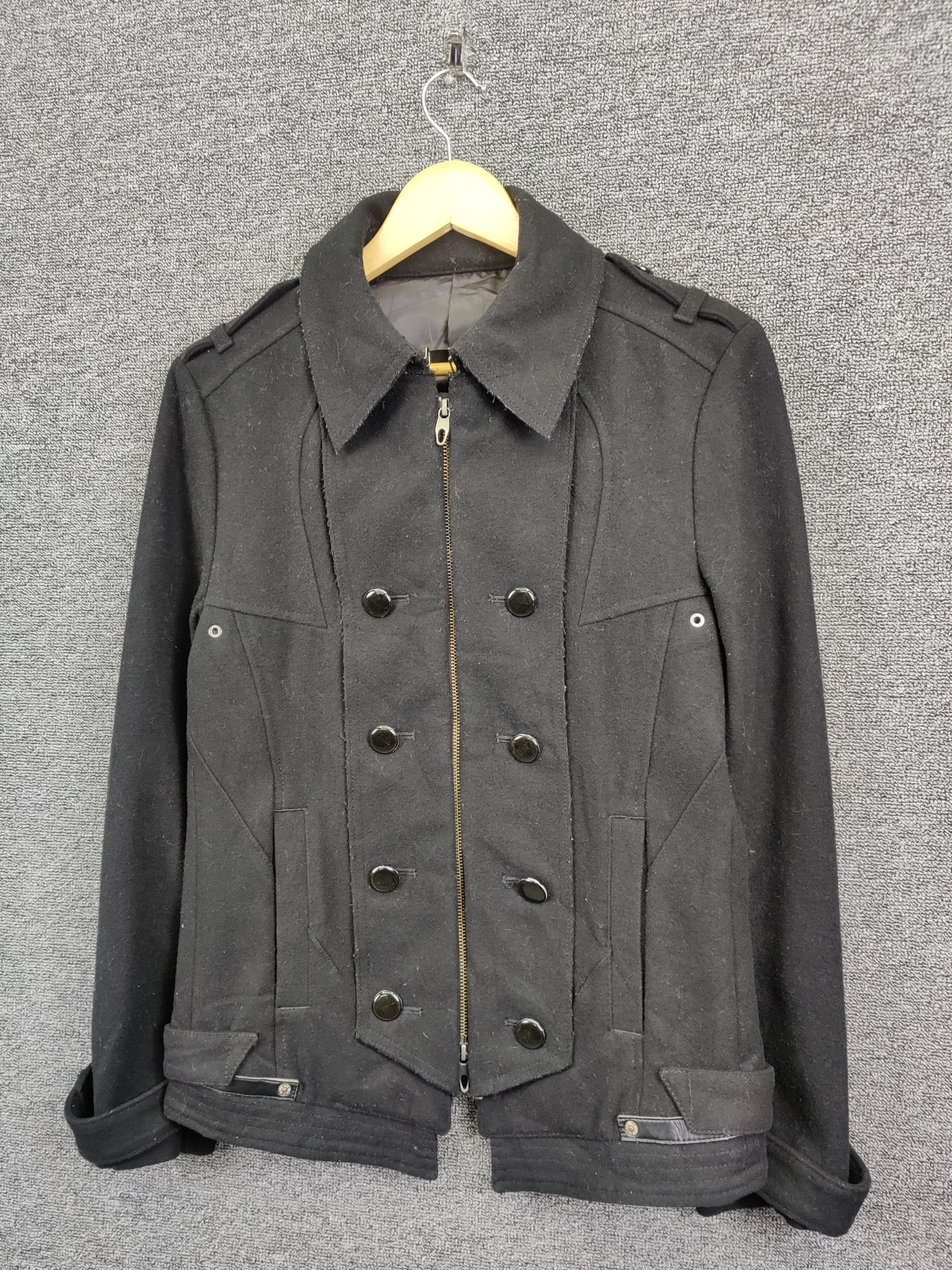PPFM Vintage PPFM Napoleon Dectachable Wool Zip Jacket Size US S / EU 44-46 / 1 - 2 Thumbnail