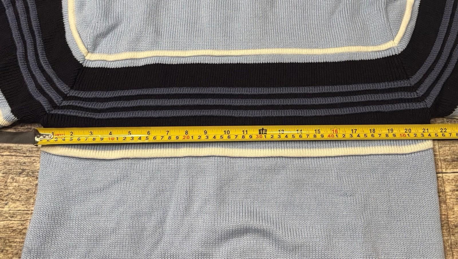 Southpole Vtg Southpole Sweater Mock Turtleneck Stripe Y2k Mens Medium Size US M / EU 48-50 / 2 - 9 Thumbnail