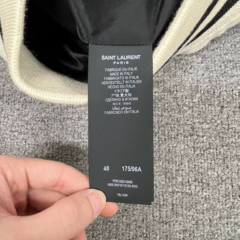 Yves Saint Laurent Saint Laurent Classic black and white patchwork leather bas Size US M / EU 48-50 / 2 - 6 Thumbnail