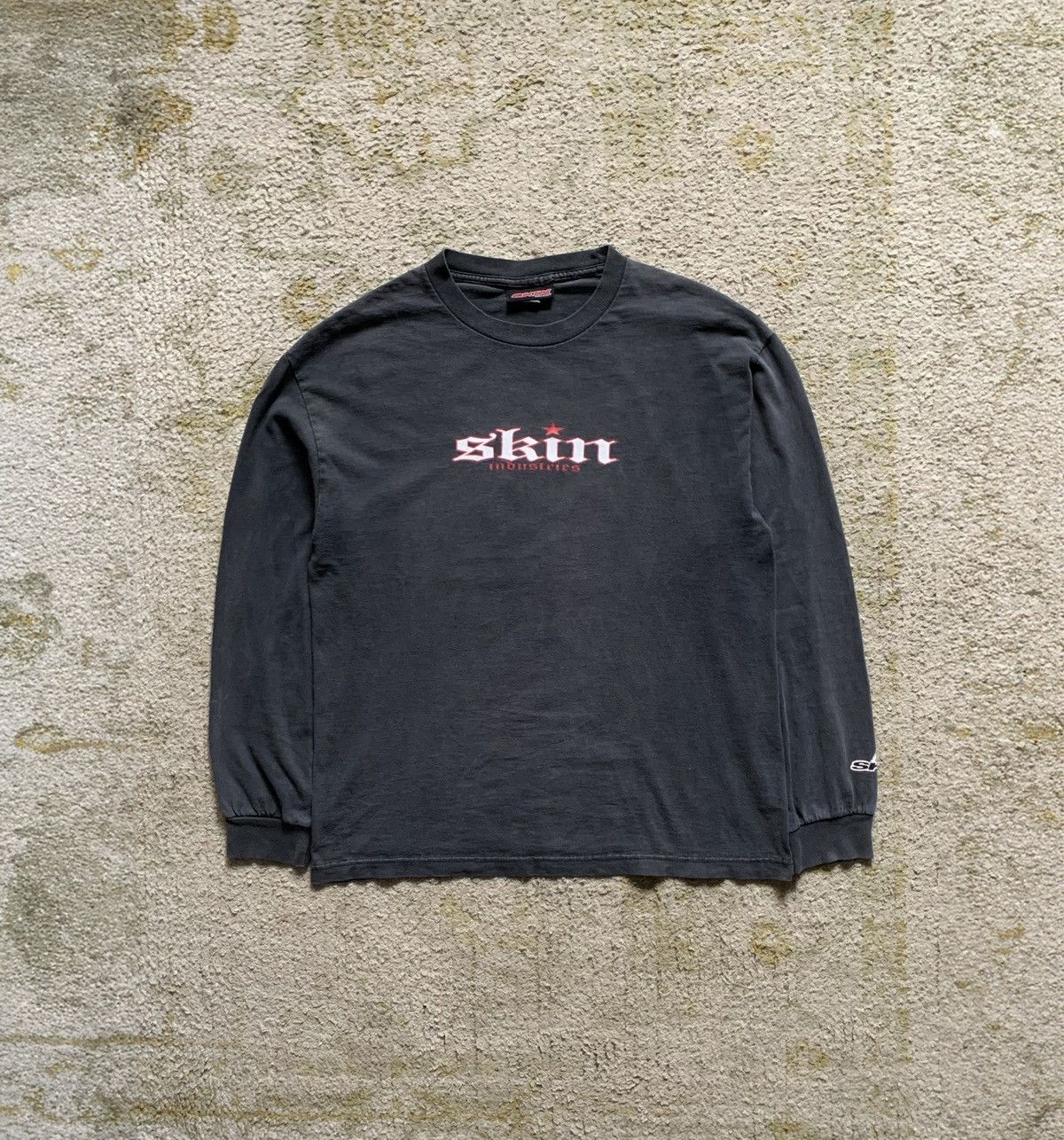Sex Skateboards × Vintage Vintage 90’s Skin Industries Skate Long Sleeve Size US M / EU 48-50 / 2 - 1 Thumbnail