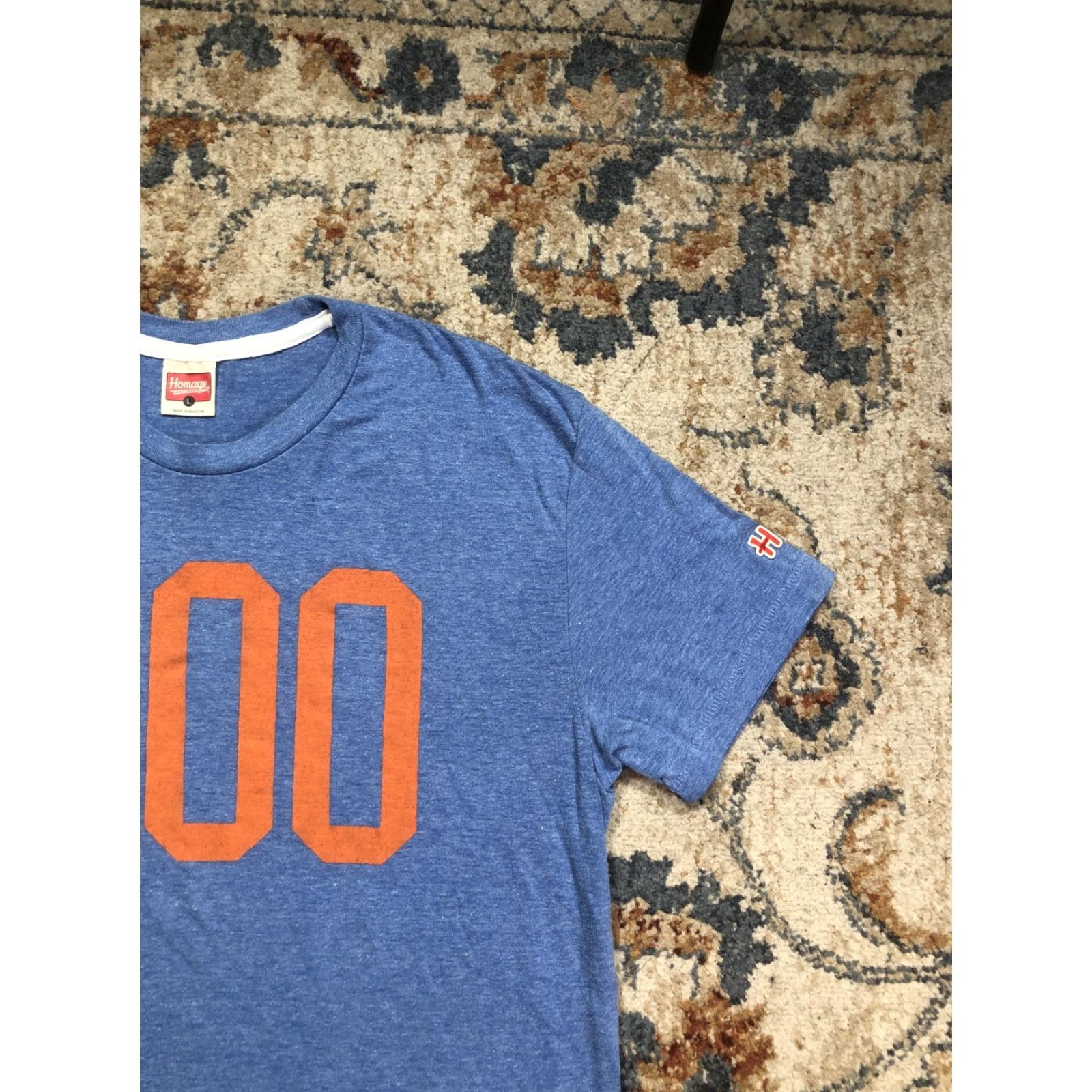 Vintage Homage Zoo Shirt Mens Large Blue Graphic Tee Crewneck Size US L / EU 52-54 / 3 - 4 Thumbnail