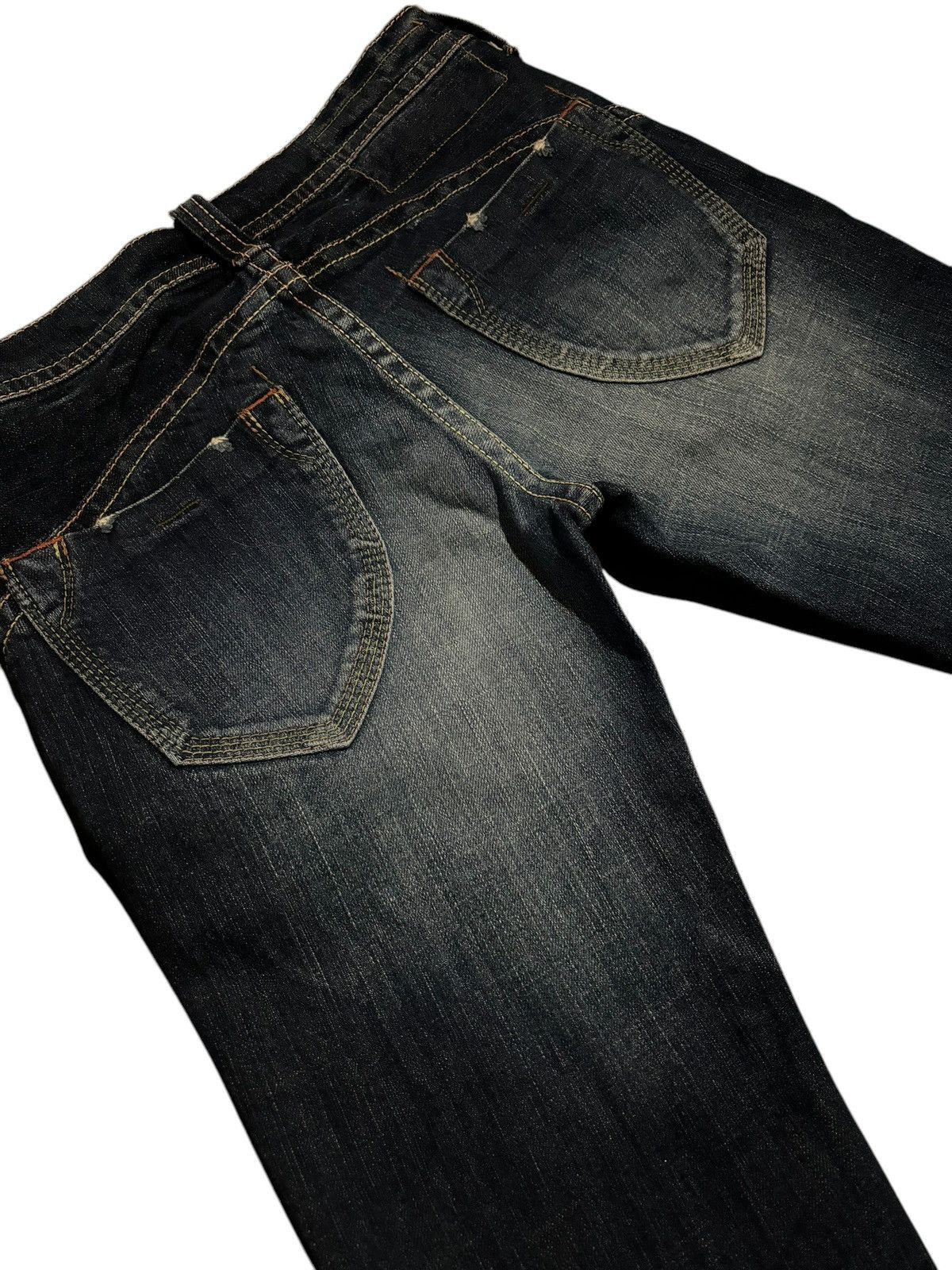 Beauty Beast × Japanese Brand × Vintage Japanese Domingo Flared Bootcut Faded Jeans Denim Size US 30 / EU 46 - 6 Thumbnail