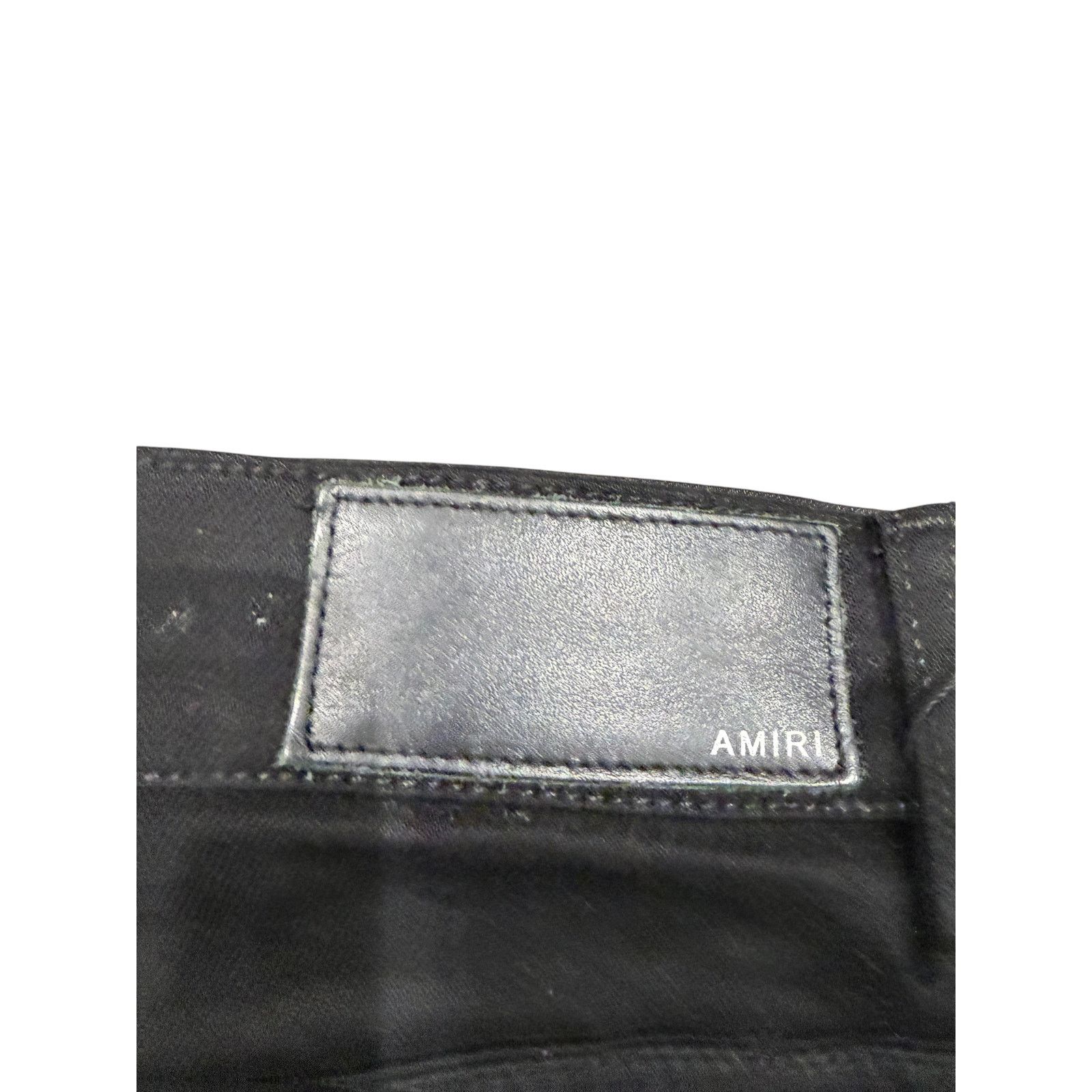 Amiri Amiri Gold Glitter Stripe Black Jeans Size US 32 / EU 48 - 6 Thumbnail