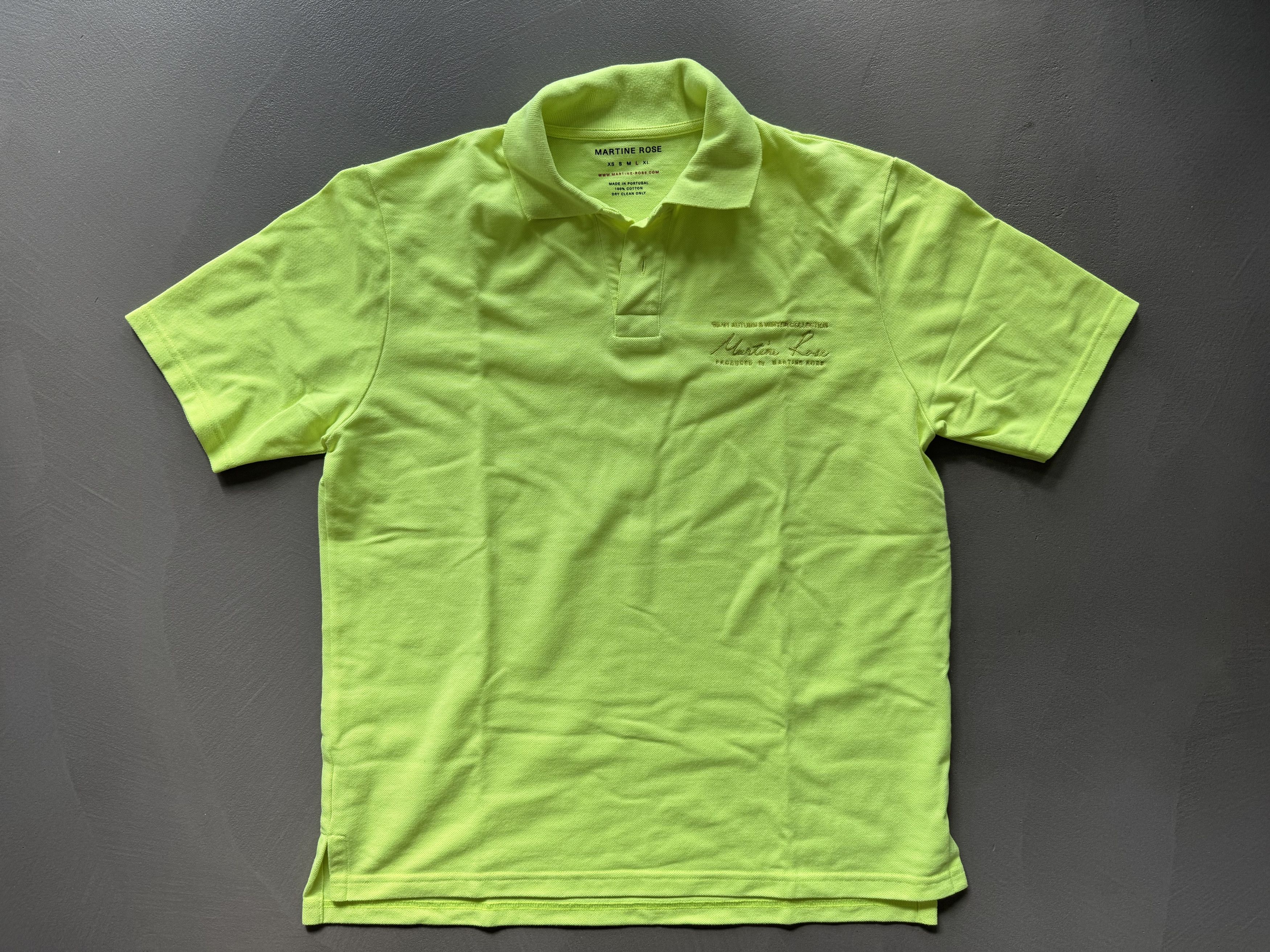 Martine Rose Martine Rose Neon Polo Shirt, Size L Size US L / EU 52-54 / 3 - 2 Thumbnail