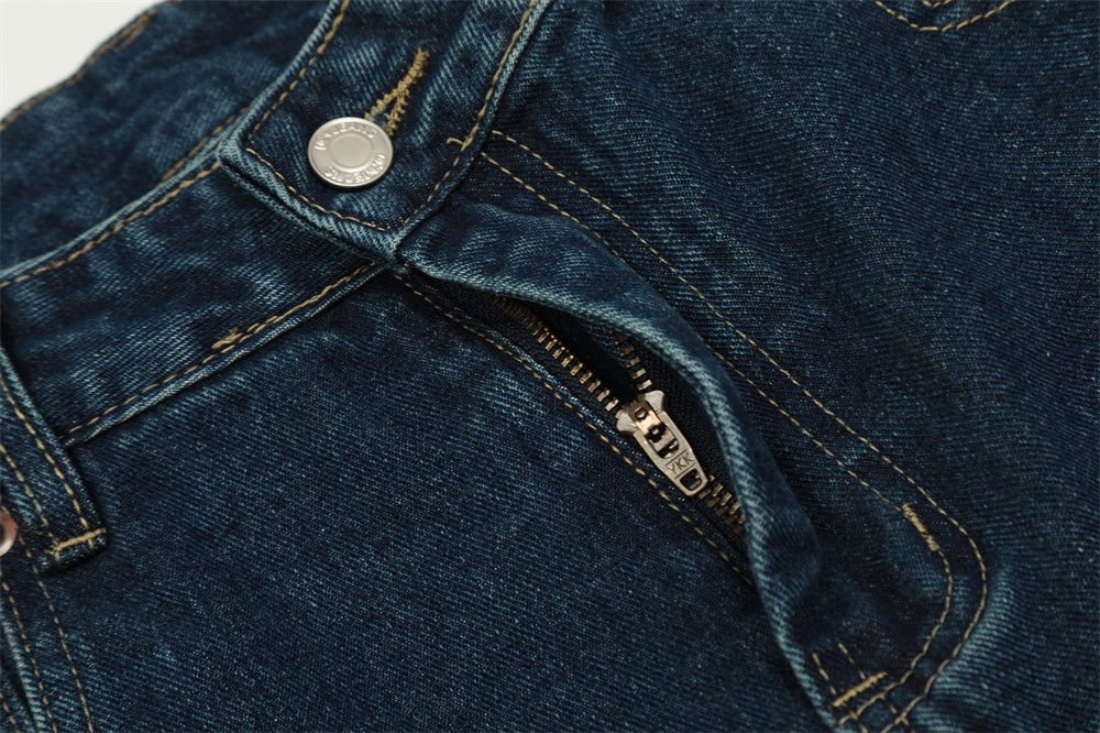 Japanese Brand × Jean Men's Straight Large Pocket Loose Washed Cargo Jeans Size US 32 / EU 48 - 5 Thumbnail