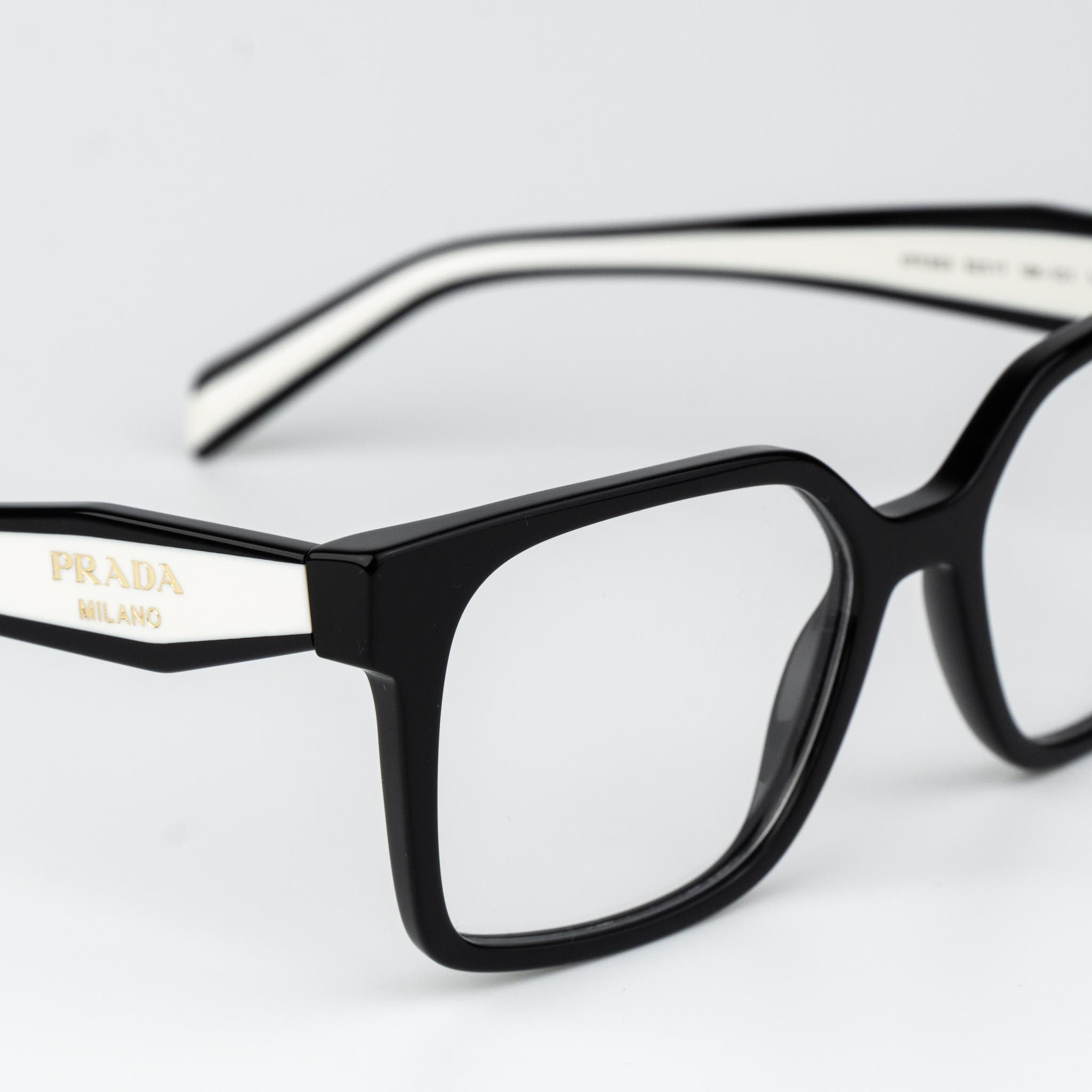Prada Prada Women Eyeglasses Square PRB03V 16K1O1 NEW AUTHENTIC Size ONE SIZE - 6 Thumbnail