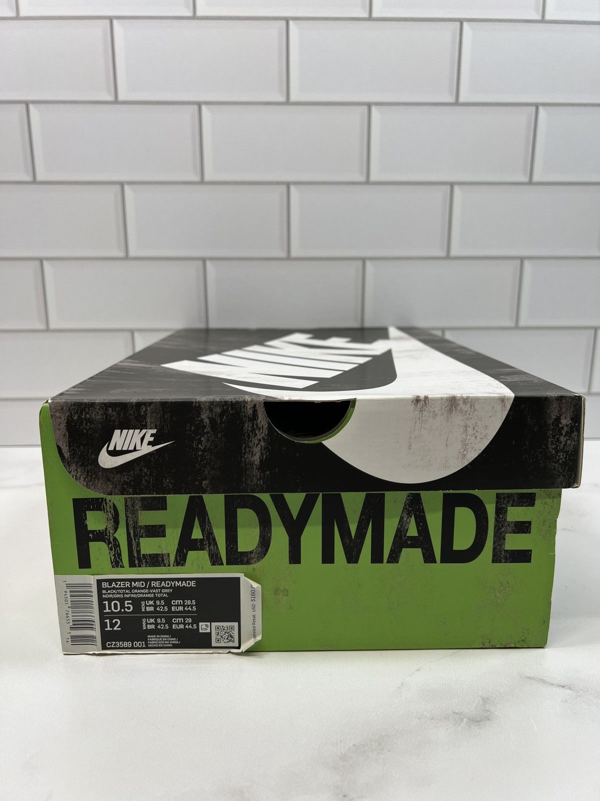 Nike Nike Readymade Readymades Blazer Mid Top Black Camo Sneakers Size US 10.5 / EU 43-44 - 8 Thumbnail
