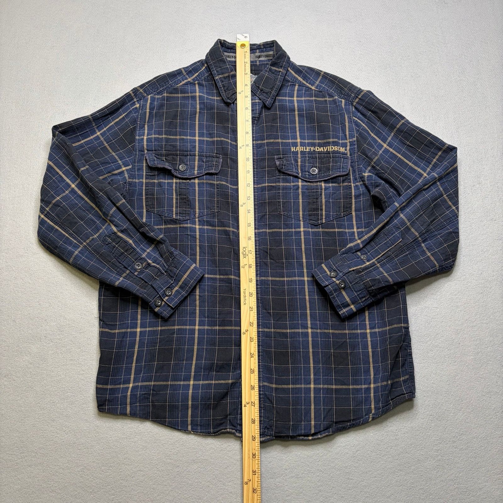 Harley Davidson Harley-Davidson Plaid Button Up Shirt Men’s Medium Vintage Size US M / EU 48-50 / 2 - 4 Thumbnail