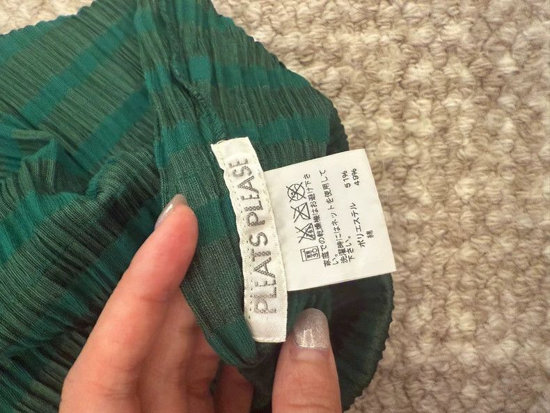 Issey Miyake issey miyake size：3 Green short sleeves 2506-Nextarrow Size XXS / US 00 / IT 34 - 3 Thumbnail