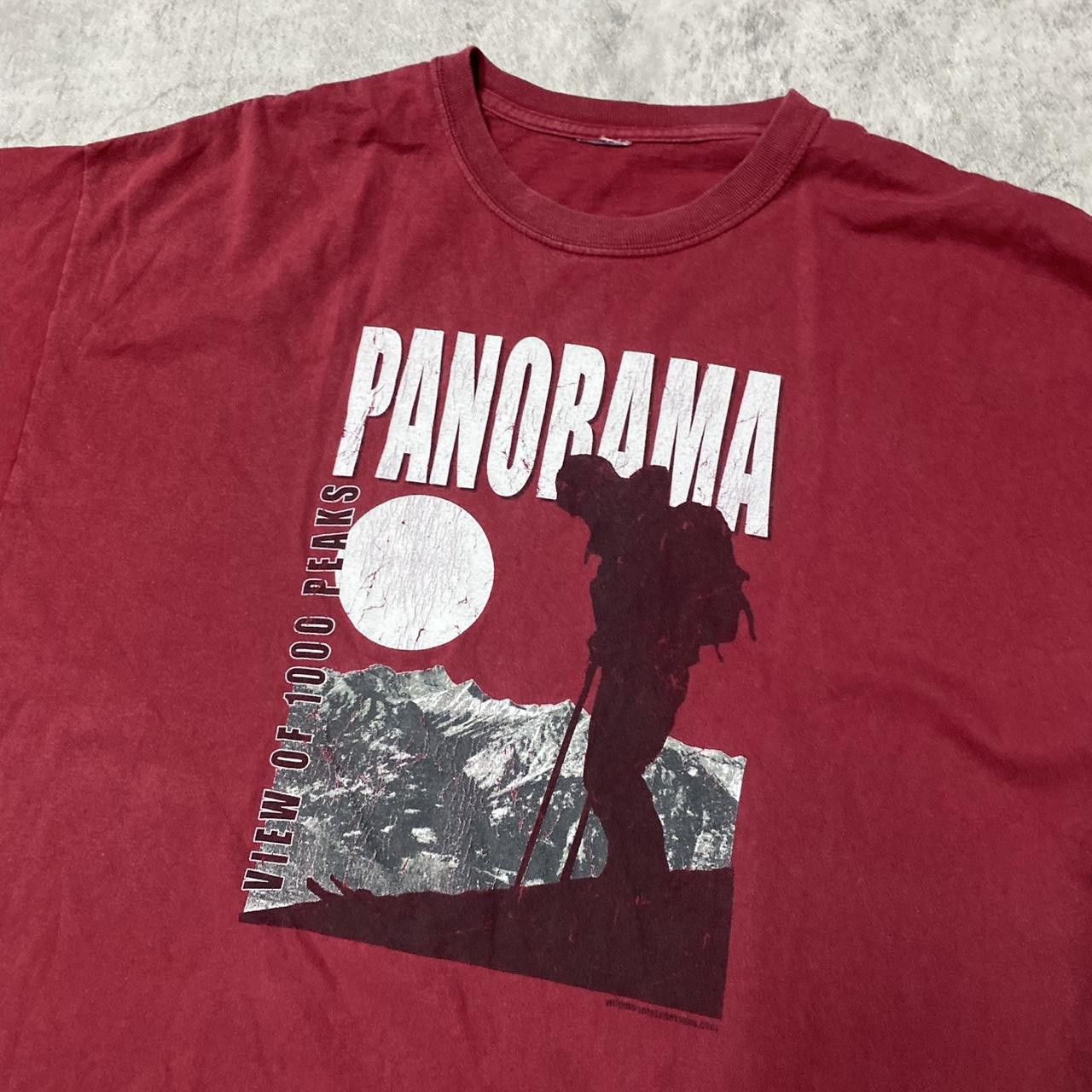 Other Burgundy vintage Panorama View of 100 Peaks t-shirt tees Size US M / EU 48-50 / 2 - 2 Thumbnail
