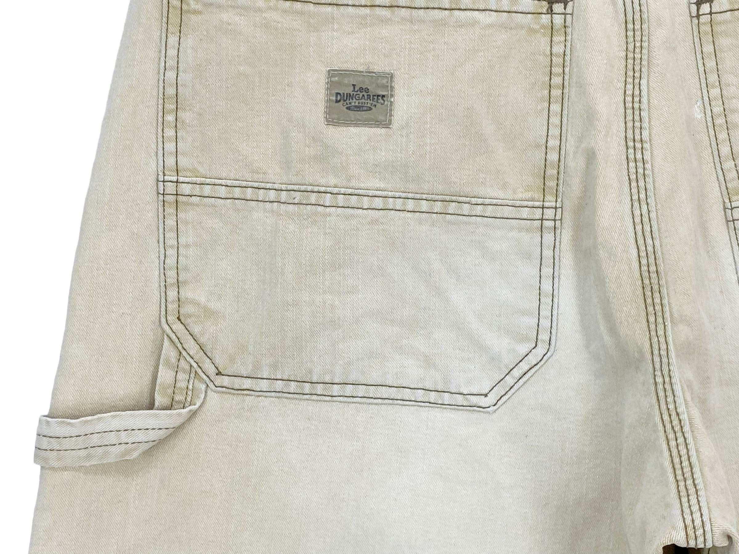 Japanese Brand Vintage Lee Carpenter Light Wash Denim Jeans Size US 35 - 6 Thumbnail
