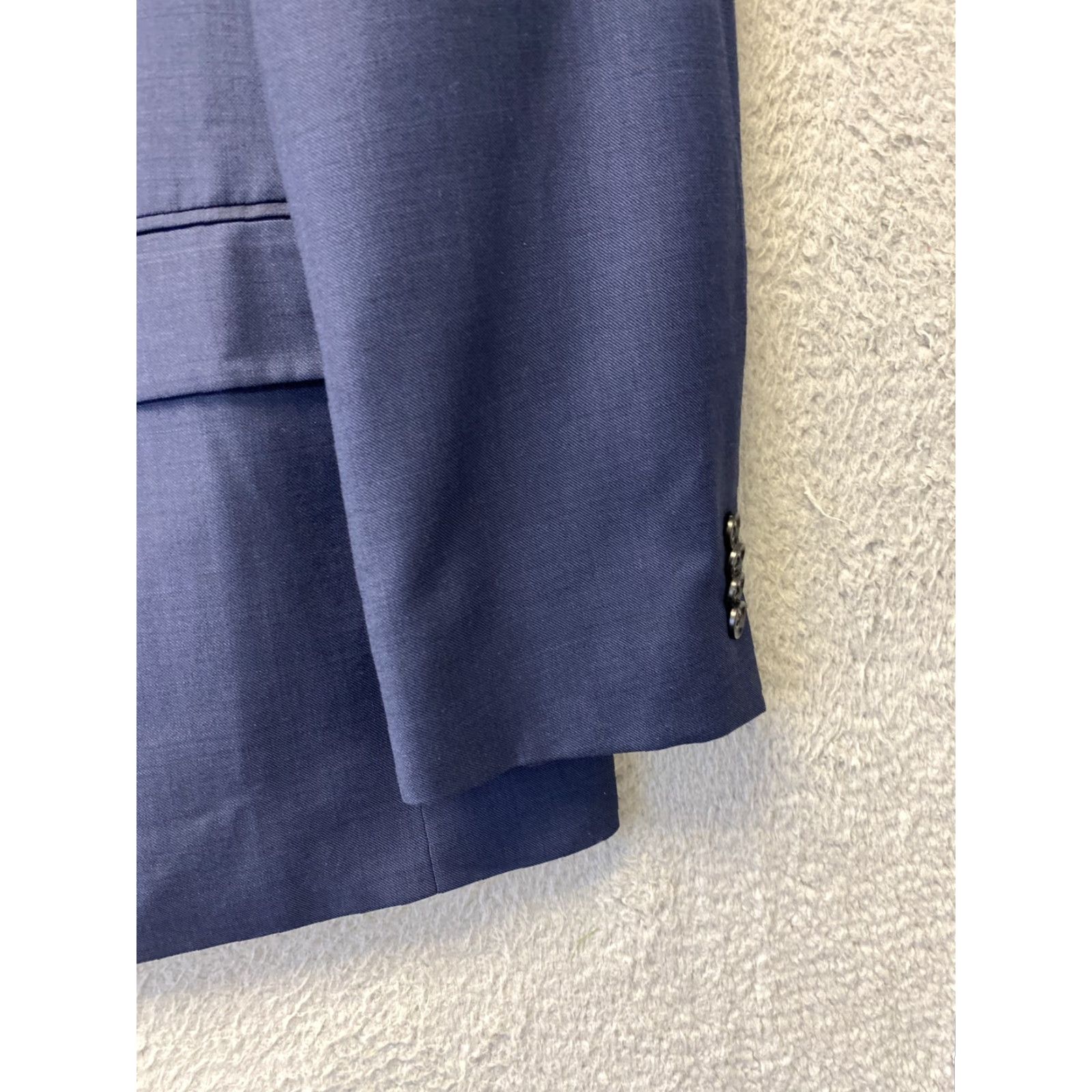Tommy Hilfiger VINTAGE Tommy Hilfiger Suit Jacket BlazeNavy Blue 46R Wool Blend / 99-1 Men Blazer Wool Fall Spring Winter Size 46R - 2 Thumbnail