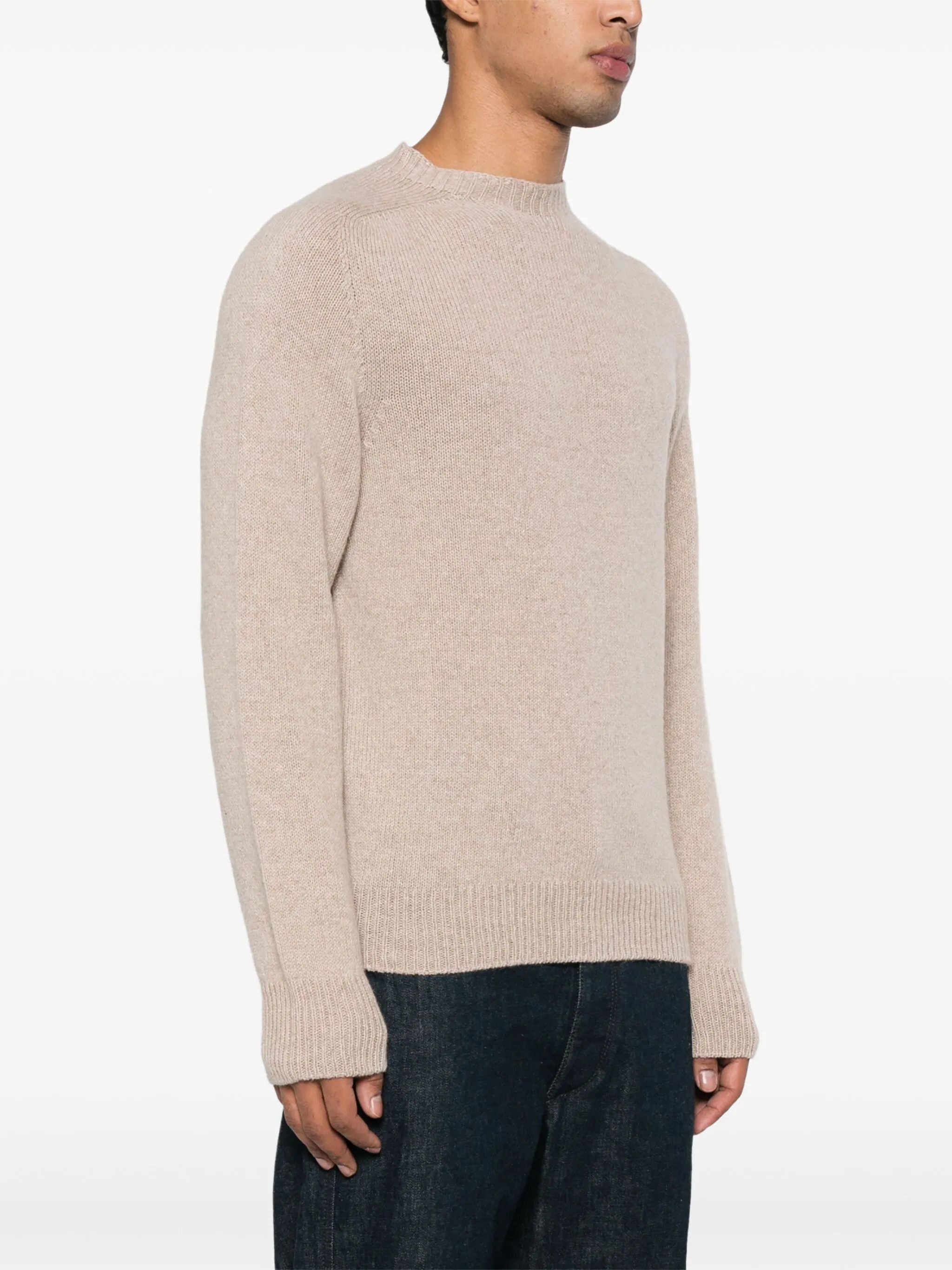 Lanvin o1y0225 Cashmere Blend in Beige Size US M / EU 48-50 / 2 - 2 Thumbnail