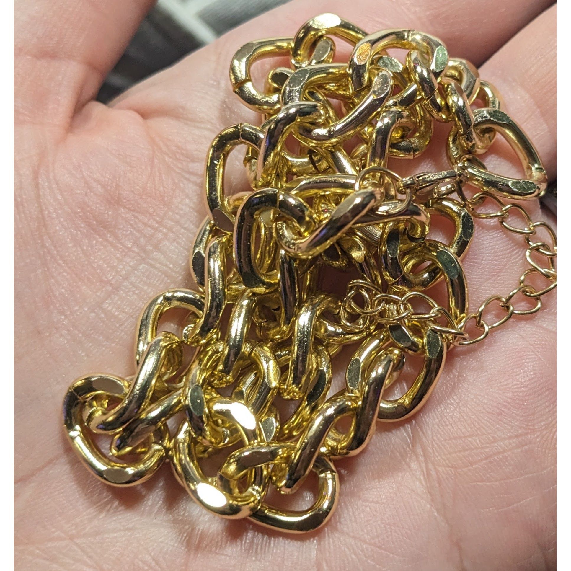 Other Classic Gold Tone Lightweight Chain Choker Necklace Size ONE SIZE - 4 Thumbnail