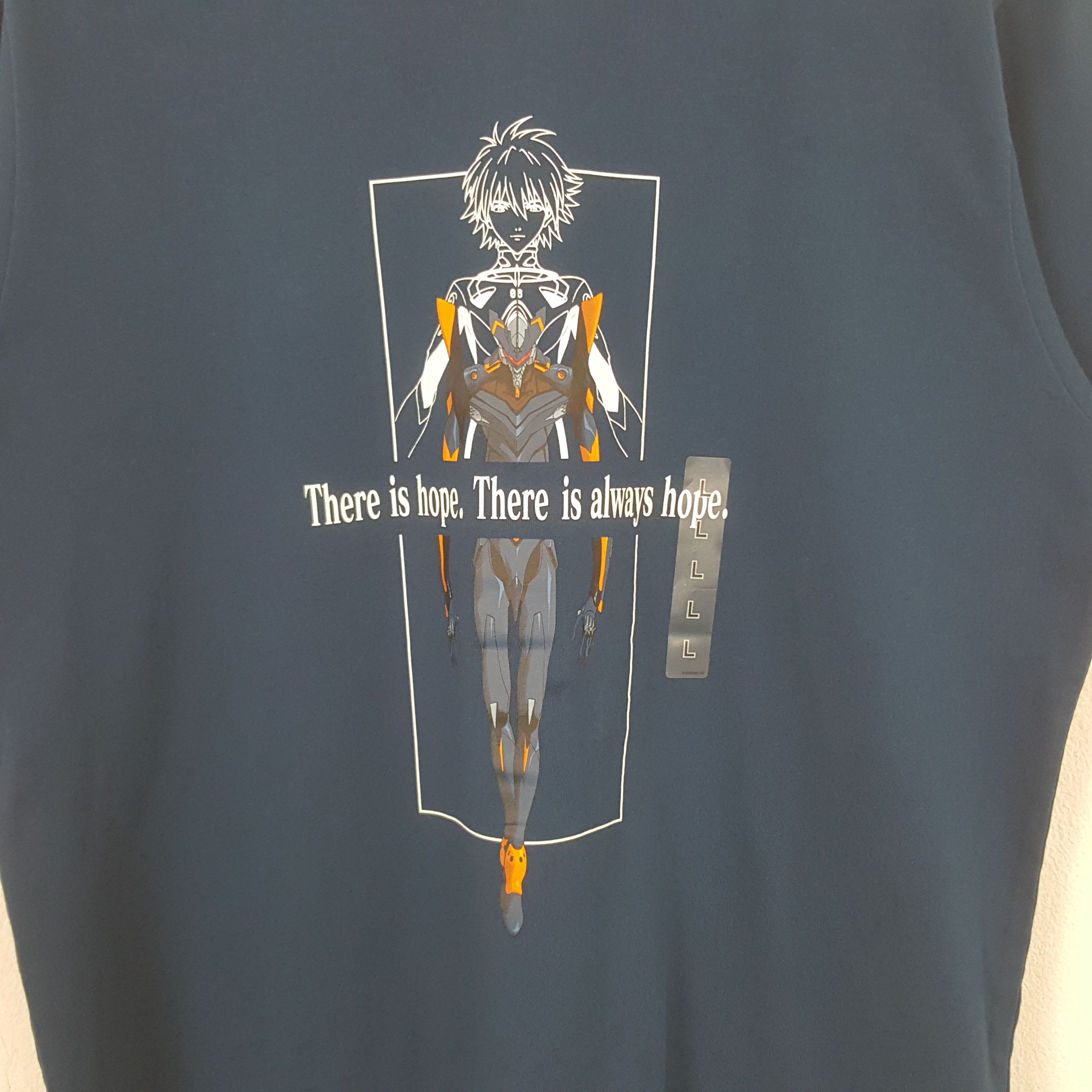 Anime Vintage Neon Genesis Evangelion Japanese Anime Tshirt RR1 Size US L / EU 52-54 / 3 - 2 Thumbnail