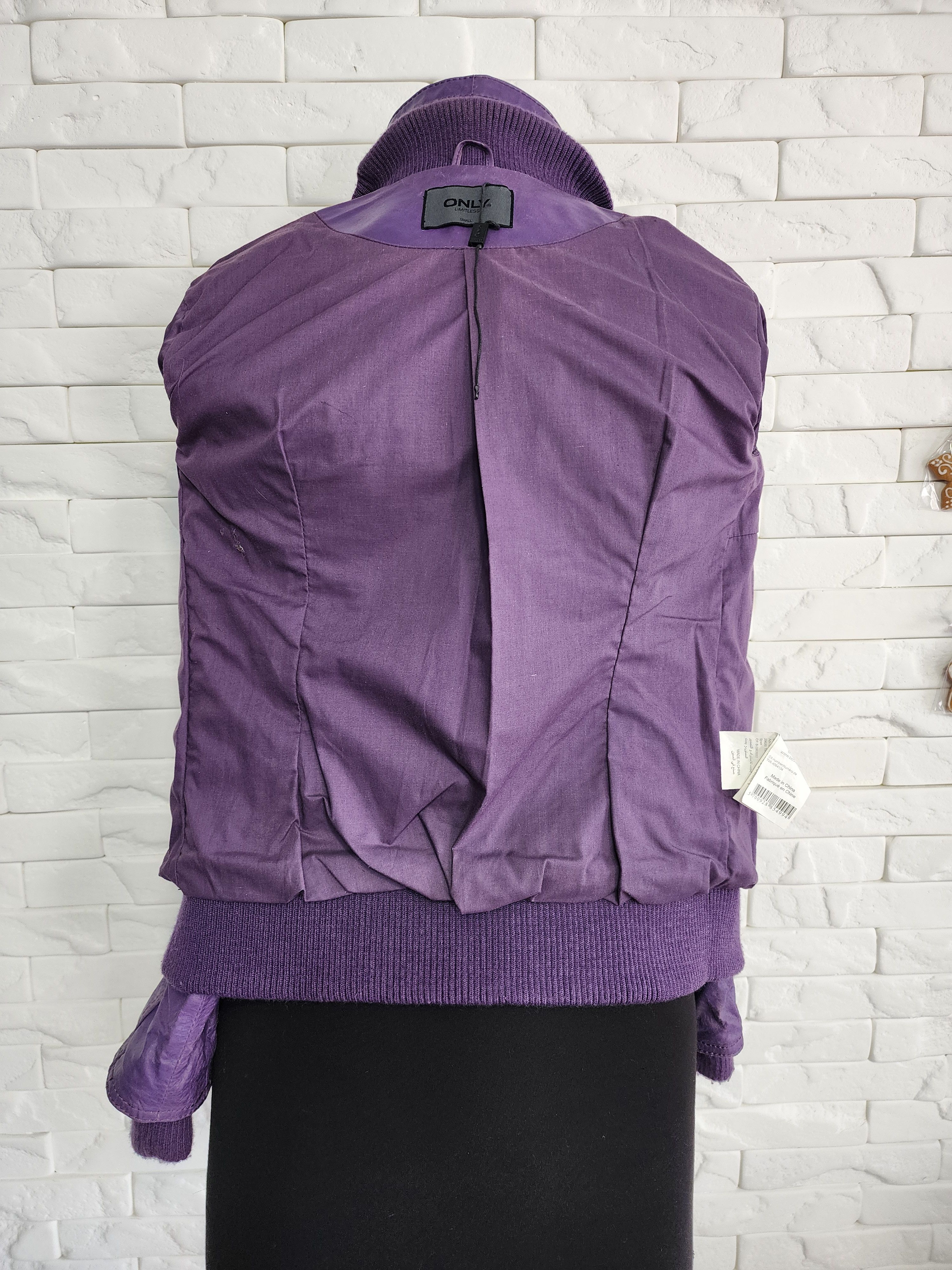 Other Purple Leather Jacket: Women's Vintage Sport Jacket Size S / US 4 / IT 40 - 7 Thumbnail