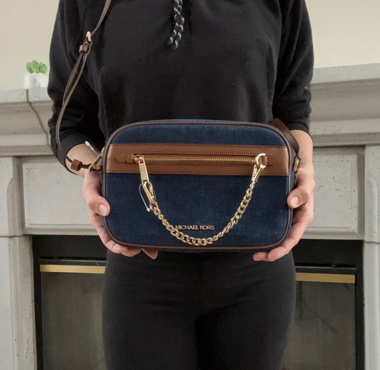 Michael Kors NWT Michael Kors Large East West Zip Chain Crossbody Bag Size ONE SIZE - 12 Thumbnail