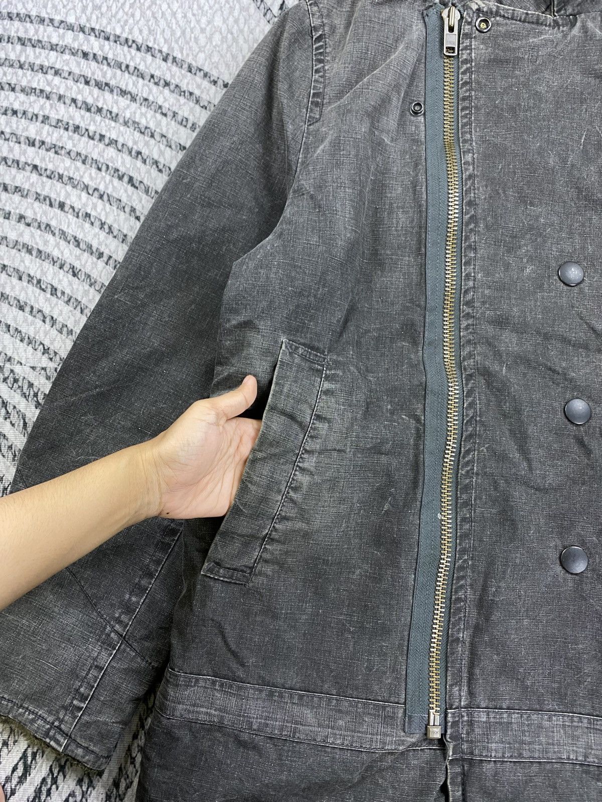 Johnbull Vintage Johnbull Sherpa Double Collar Denim Jacket Size US M / EU 48-50 / 2 - 7 Thumbnail