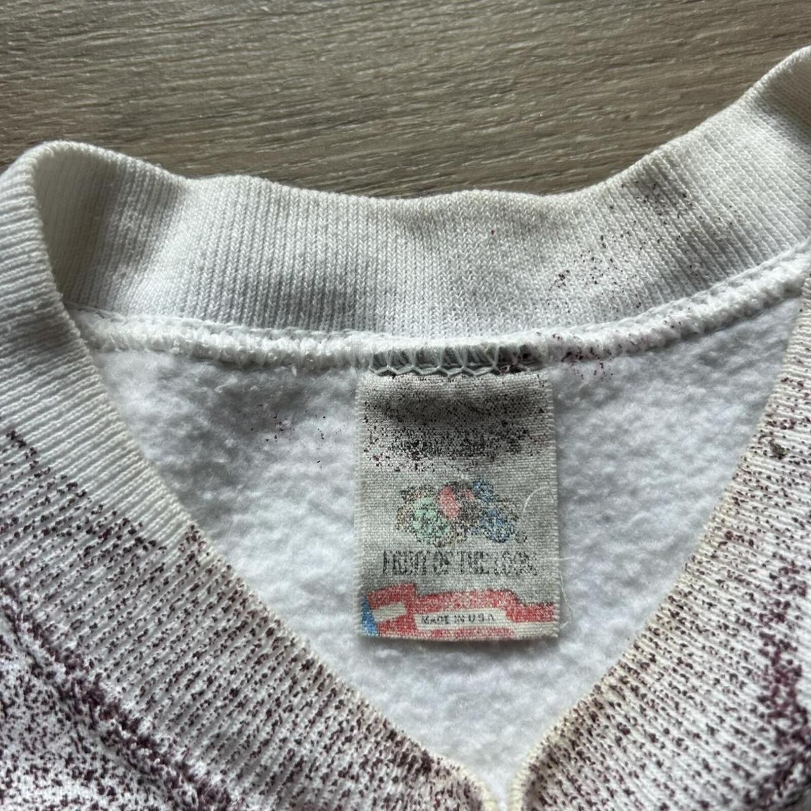 Fruit Of The Loom Vintage 90’s FSU Football AOP Crewneck Sweatshirt L rare Size US L / EU 52-54 / 3 - 4 Thumbnail