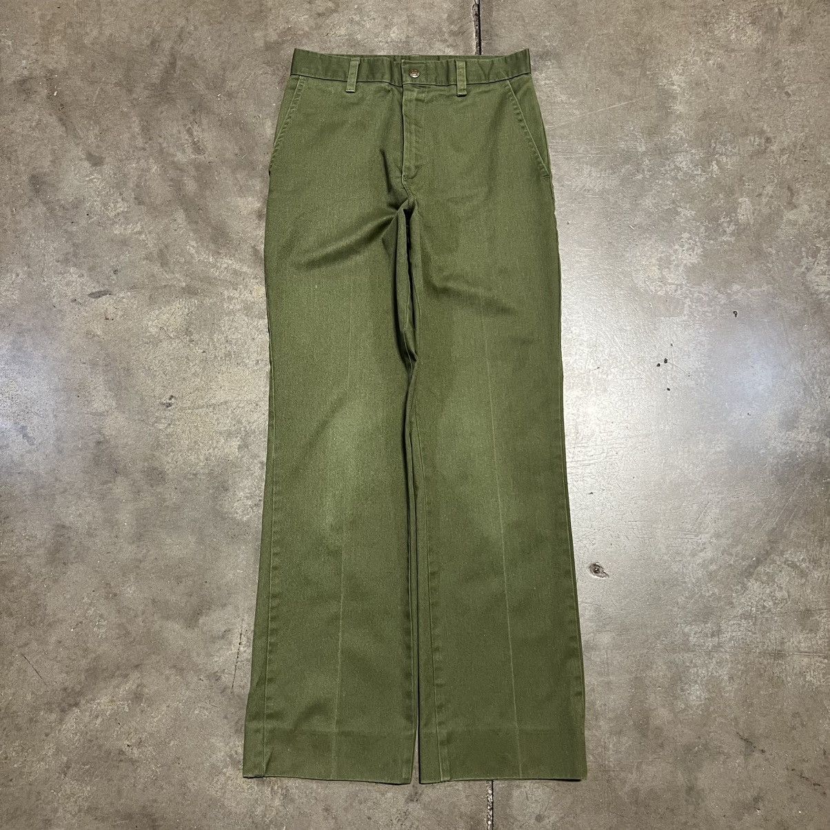 Vintage Boy Scouts Olive Green Pants Union Made in USA OG107