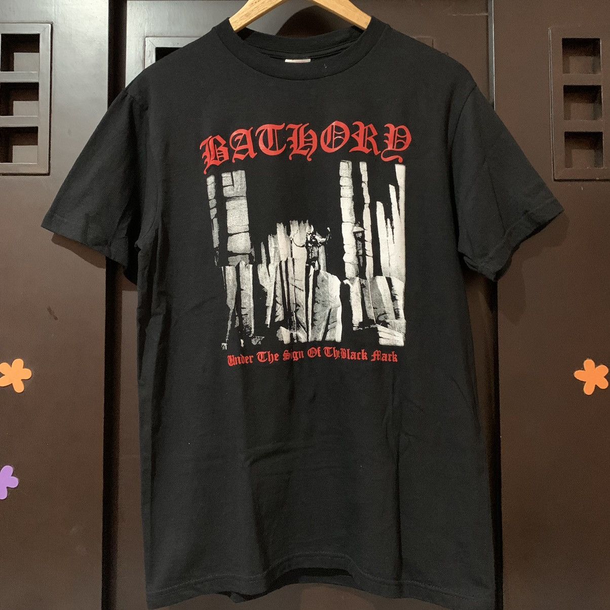 Band Tees Bathory Vintage Very Rare Size US M / EU 48-50 / 2 - 1 Thumbnail