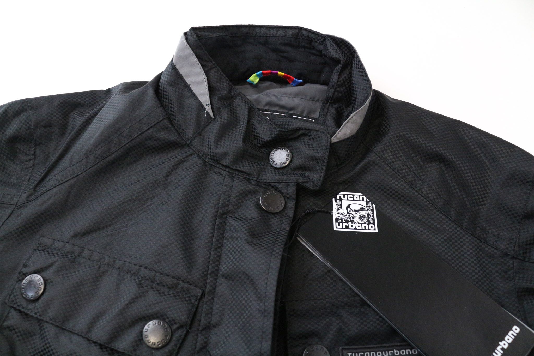 Other TINA XS Black Waterproof Windbreaker Moto Jacket 75392 Size XS / US 0-2 / IT 36-38 - 3 Thumbnail