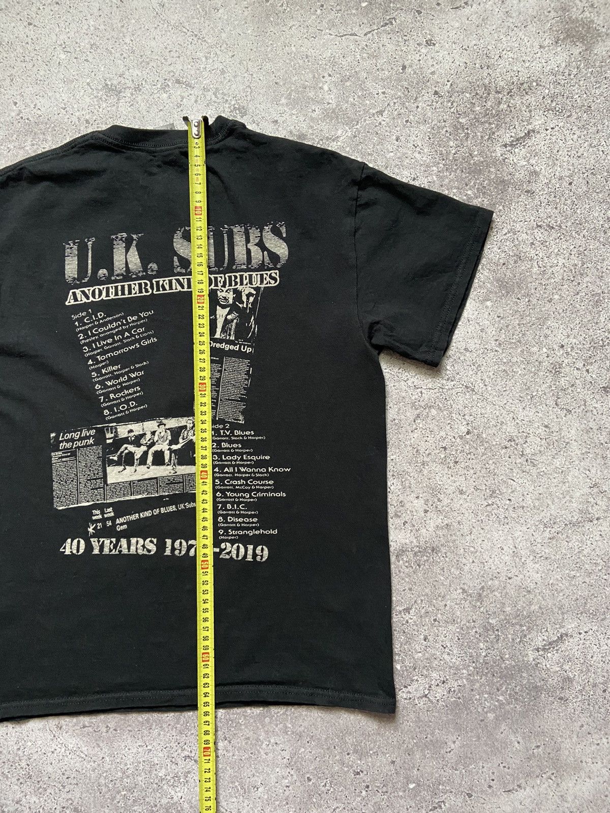 Band Tees Vintage 40 Years UK SUBS punk band tees Size US M / EU 48-50 / 2 - 5 Thumbnail