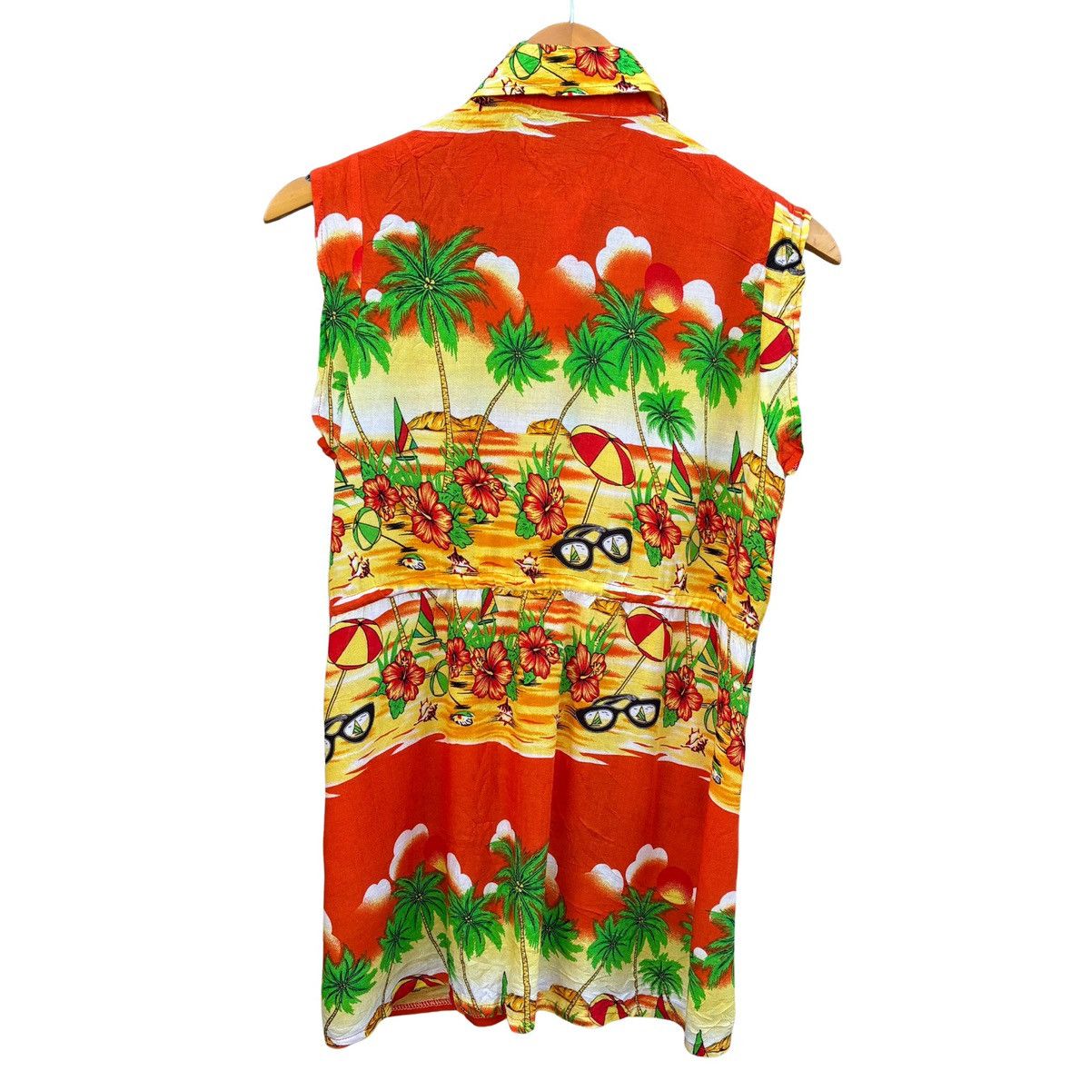 Japanese Brand ANAP MIMPI Tropical Hawaiian Sleeveless Dress Beach Summer Size S / US 4 / IT 40 - 2 Thumbnail