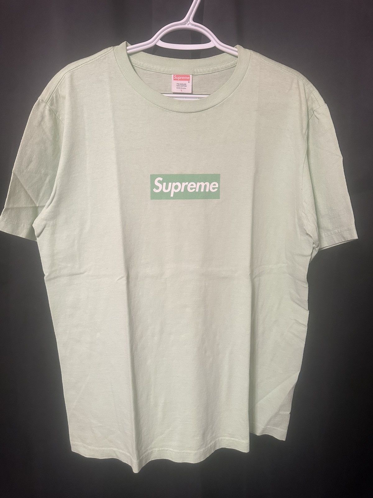 Supreme Supreme 2007 Lime Green Box Logo T-Shirt Size US L / EU 52-54 / 3 - 1 Thumbnail
