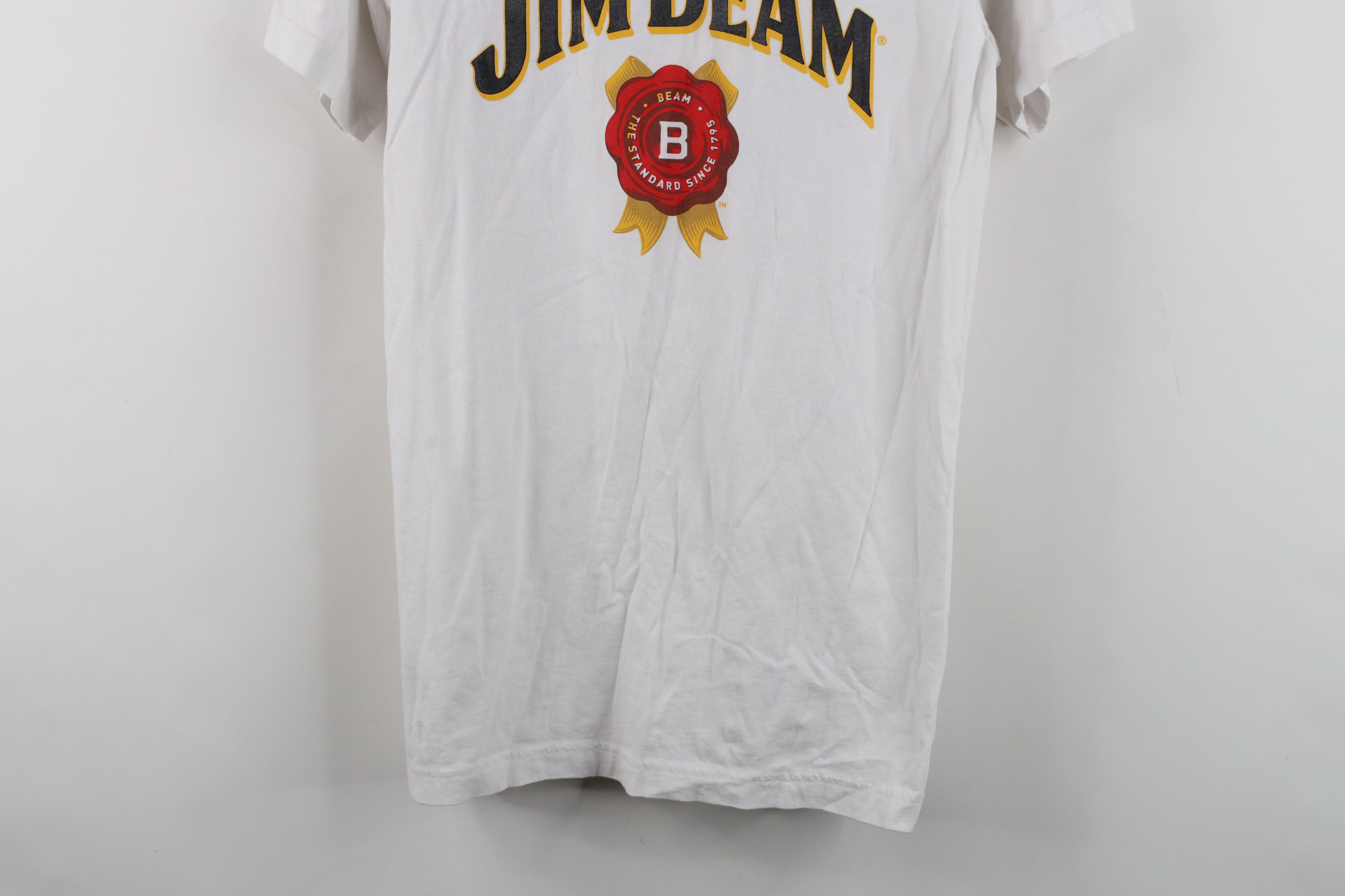 Vintage Vintage Y2K Jim Beam Bourbon Whiskey Short Sleeve T-Shirt Size US S / EU 44-46 / 1 - 3 Thumbnail
