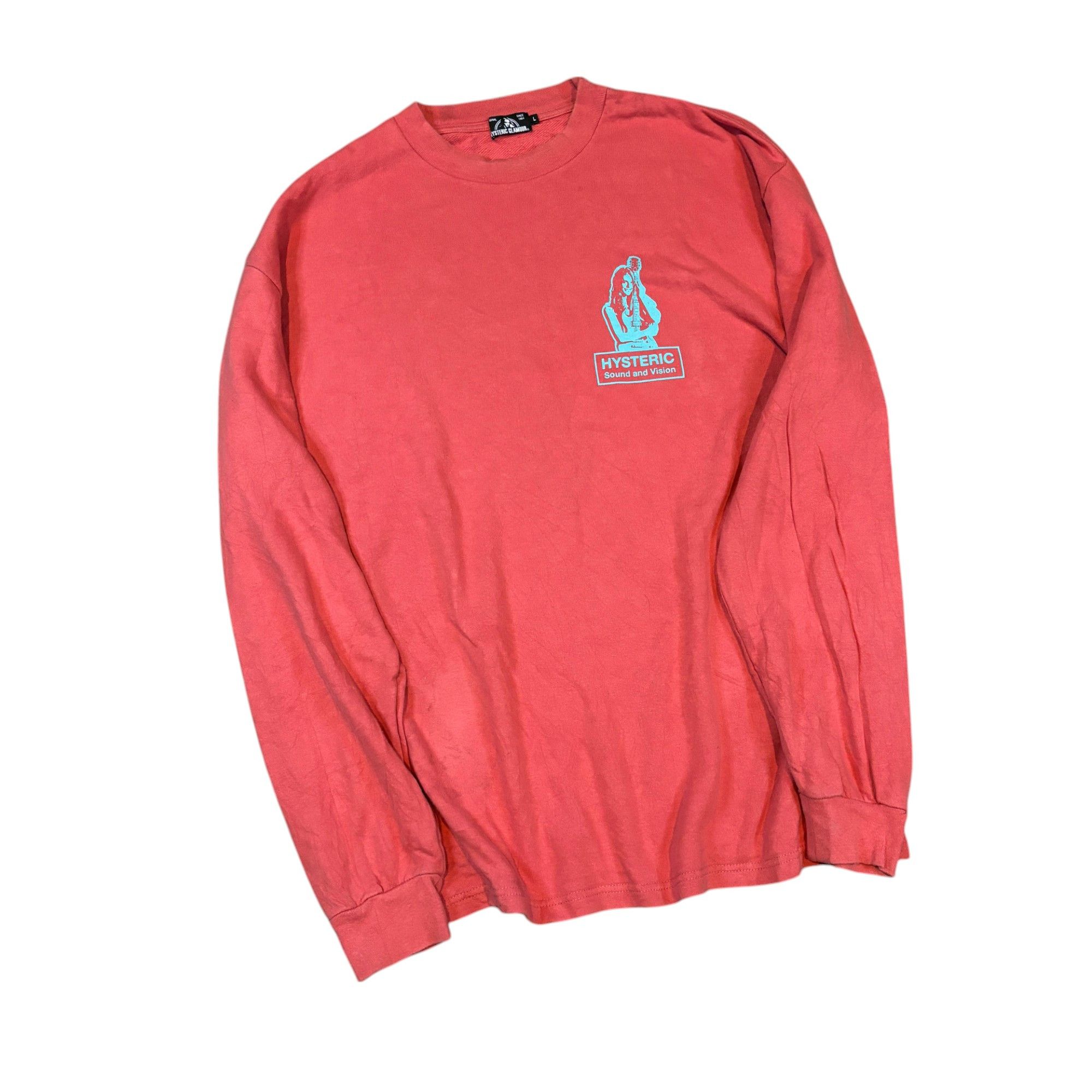 Hysteric Glamour × Vintage Hysteric Glamour Sound And Vision Sweatshirt His Girl Unisex Size US L / EU 52-54 / 3 - 1 Thumbnail