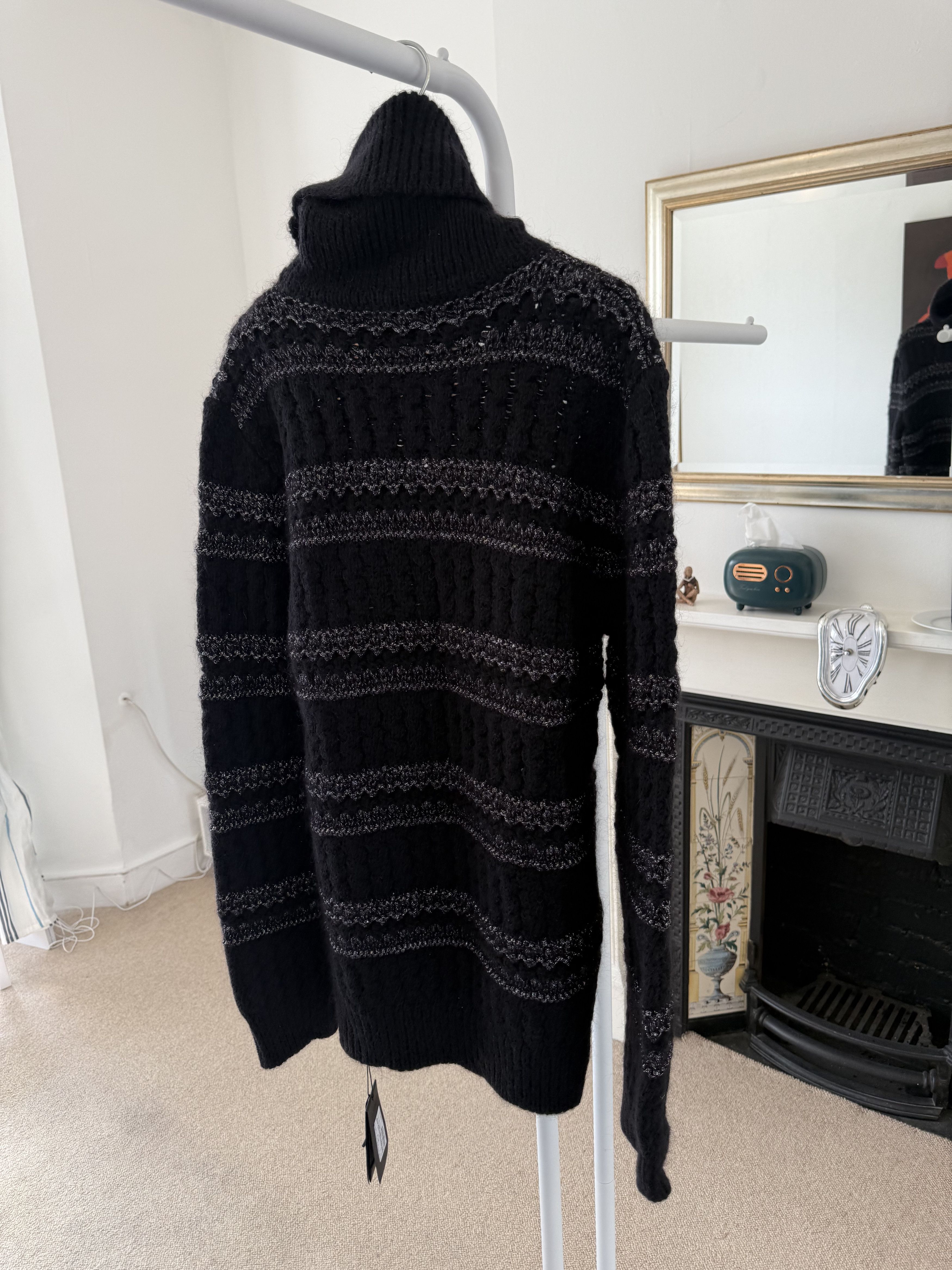 Saint Laurent Paris Saint Laurent Wool Mohair Roll Neck Knit Size US M / EU 48-50 / 2 - 2 Thumbnail