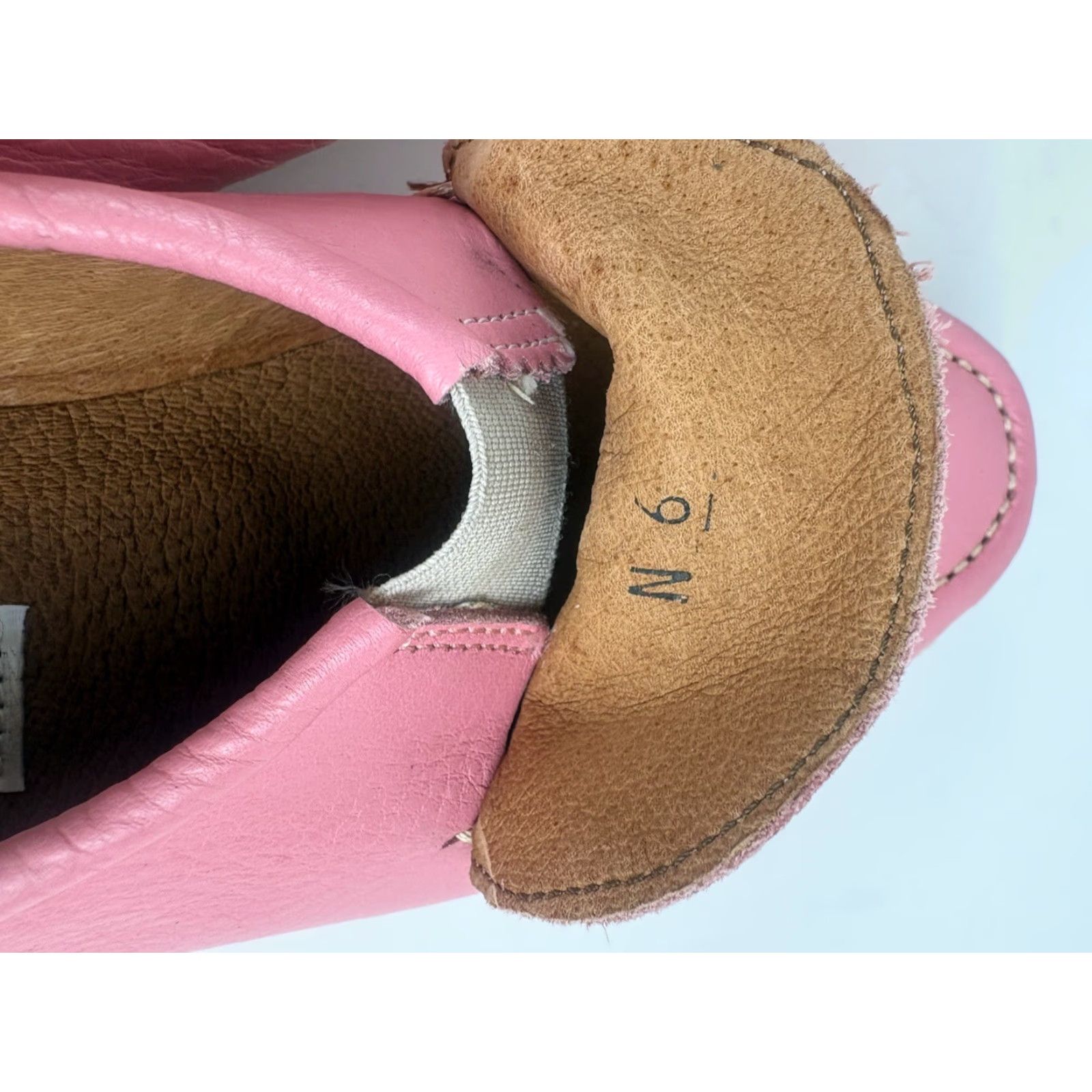Vintage VINTAGE? No. The Tog Shop Pink Leather Slip On Loafers Womens Size 9N Italy Size US 9 / IT 39 - 7 Thumbnail