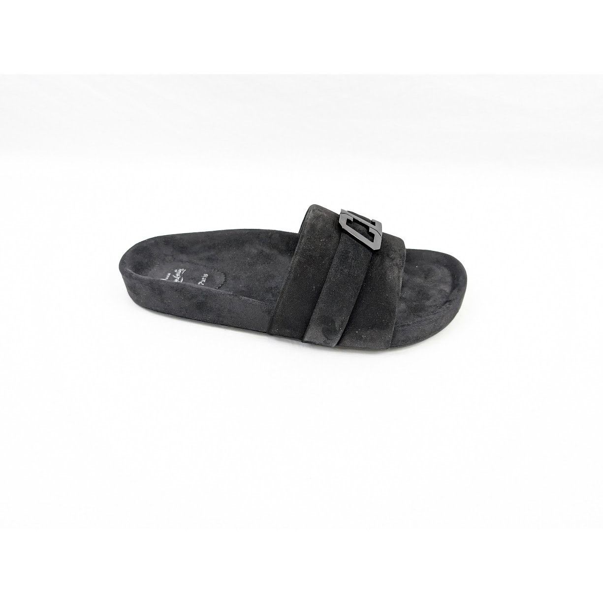 Christian Louboutin o1rshd1 Crosta Varsimule Bizz Flat in Black Size US 11 / EU 44 - 1 Thumbnail