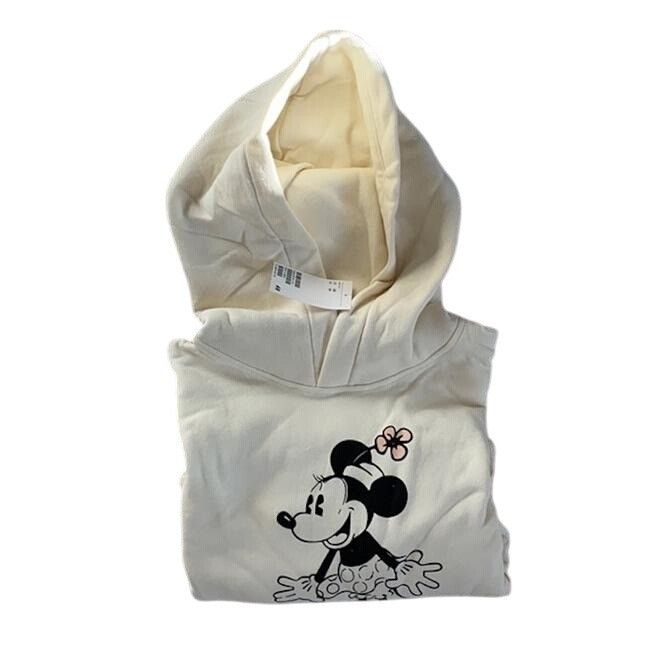 H&M H&M Ivory Minnie Mouse Hoodie Sweater Size XS / US 0-2 / IT 36-38 - 6 Thumbnail
