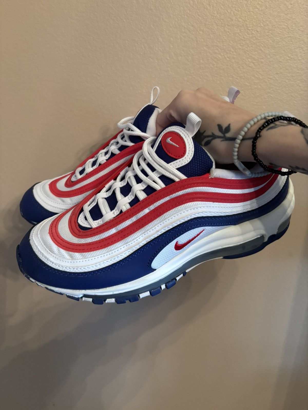 Nike Nike Air Max 97 GS 'USA' Size US 7 / EU 40 - 6 Thumbnail
